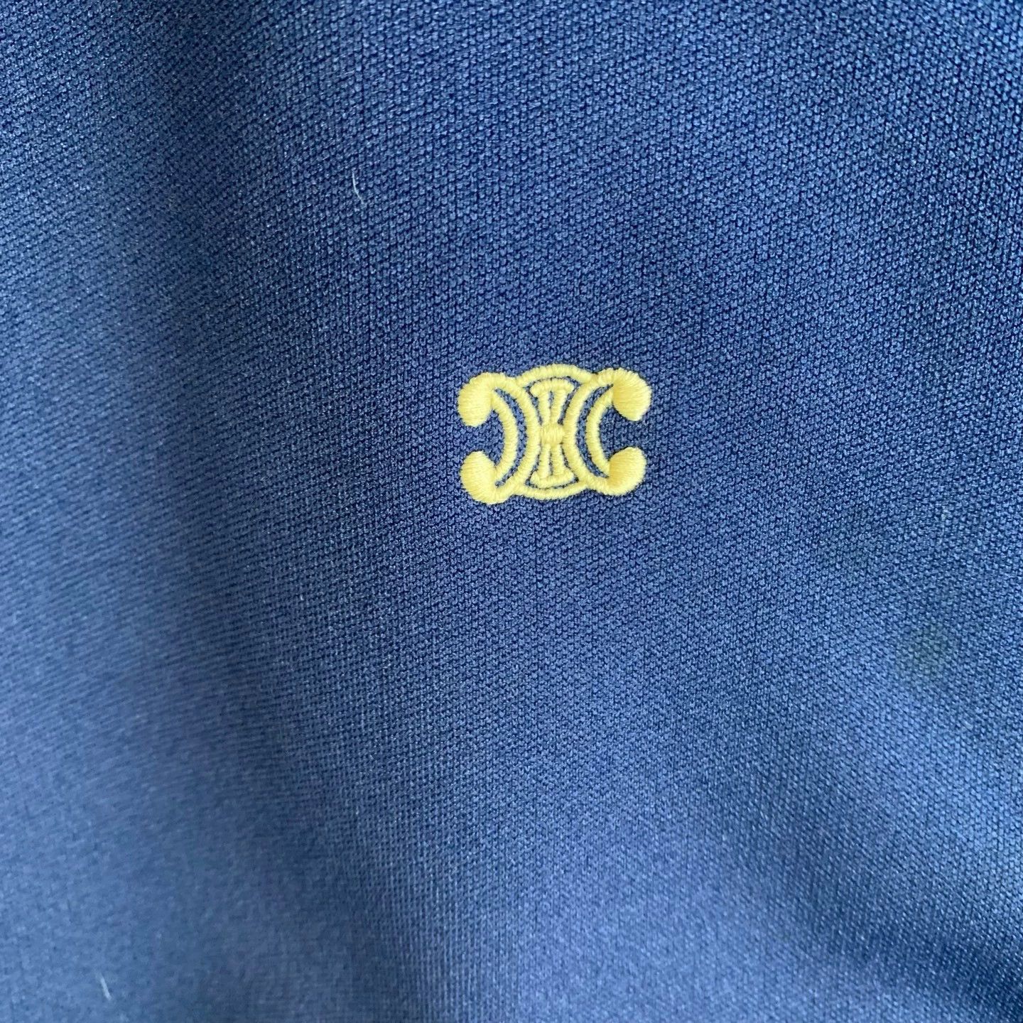 Celine Celine Navy Blue Logo Webbing Jacket Size XXL / US 16-18 / IT 52-54 - 4 Thumbnail