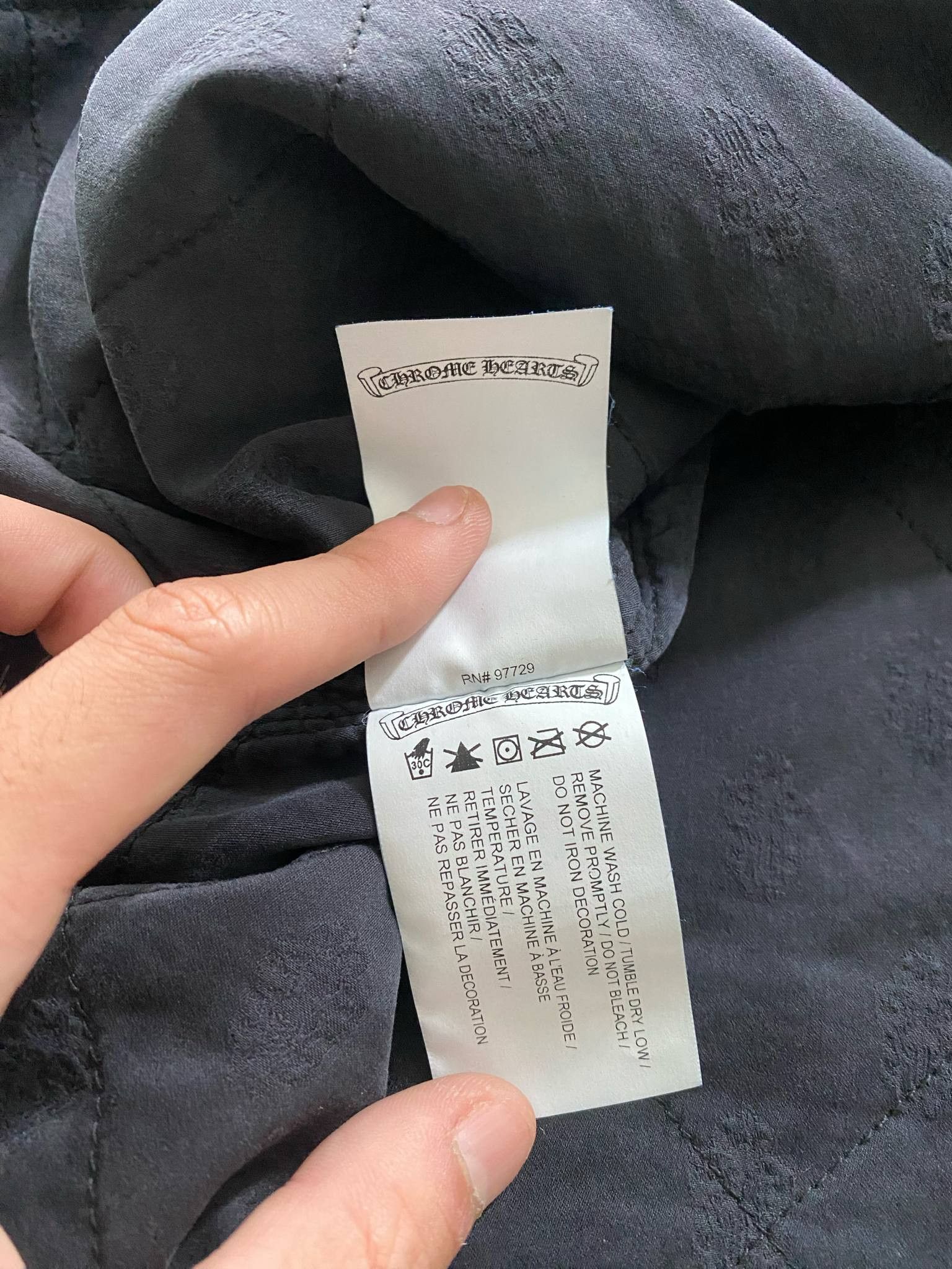 Chrome Hearts CHROME HEARTS Work’n Garage WSH Denim White Print Size US L / EU 52-54 / 3 - 16 Thumbnail