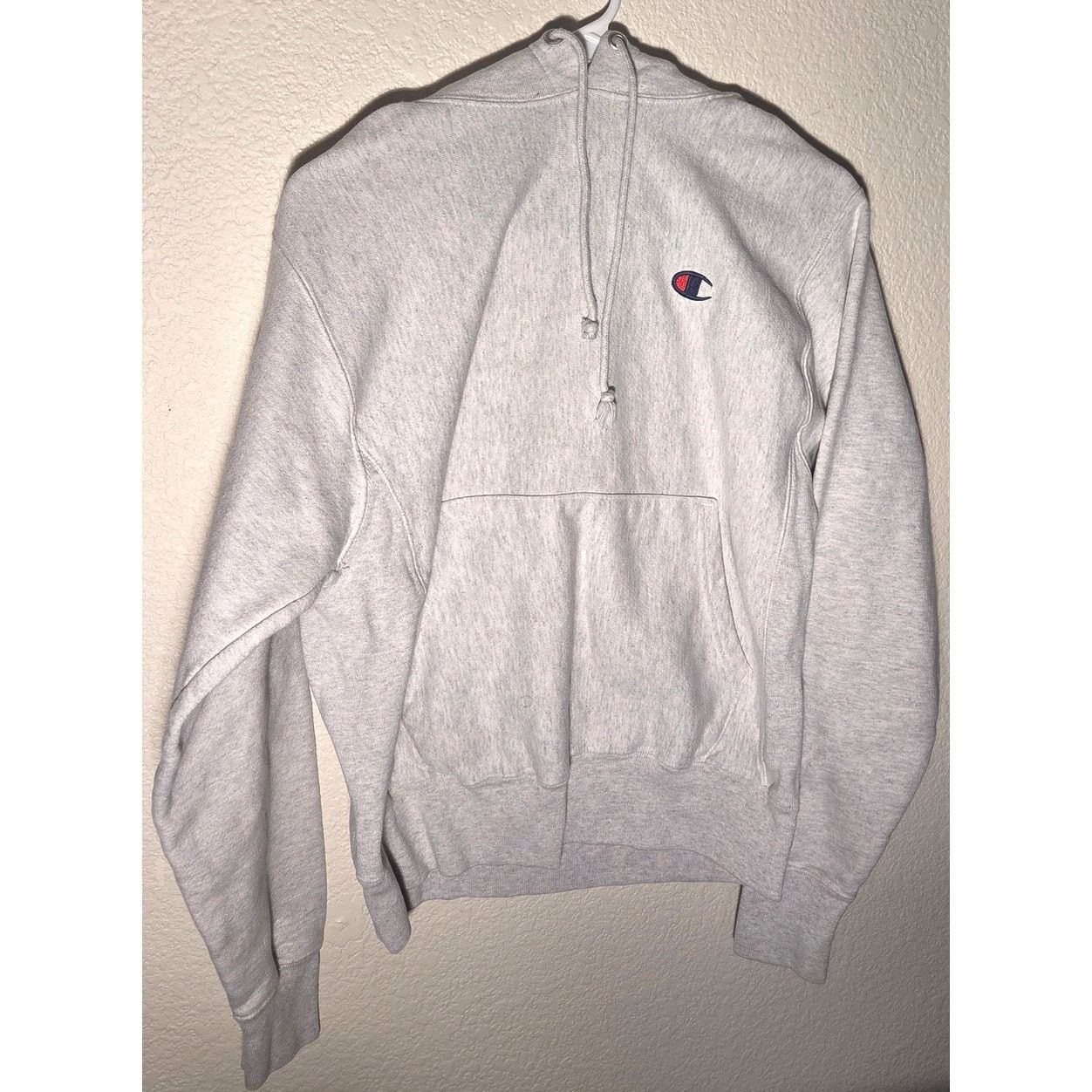 Champion Cozy Small Light Grey Heather Champion Pullover Hoodie Size US S / EU 44-46 / 1 - 2 Thumbnail