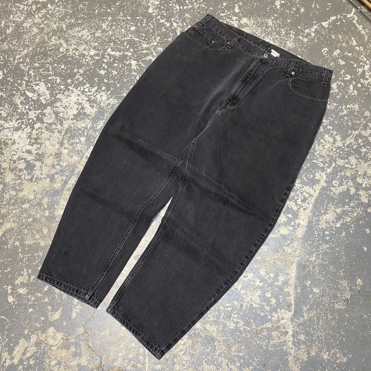 Japanese Brand × Levi's × Vintage Vintage Levi’s 560 Error Double Tab Pocket Black Jeans 90s Size US 38 / EU 54 - 9 Thumbnail