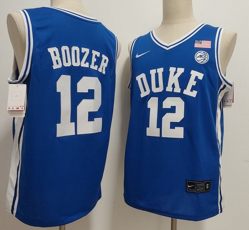 Other Duke Blue Devils 12 Cameron Boozer Blue Jersey Size US M / EU 48-50 / 2 - 1 Thumbnail