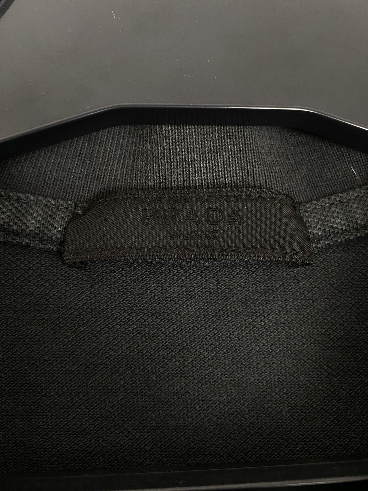 Prada Prada Contrast-Trimmed Cotton Pique Polo Shirt patch M y2k Size US M / EU 48-50 / 2 - 2 Thumbnail