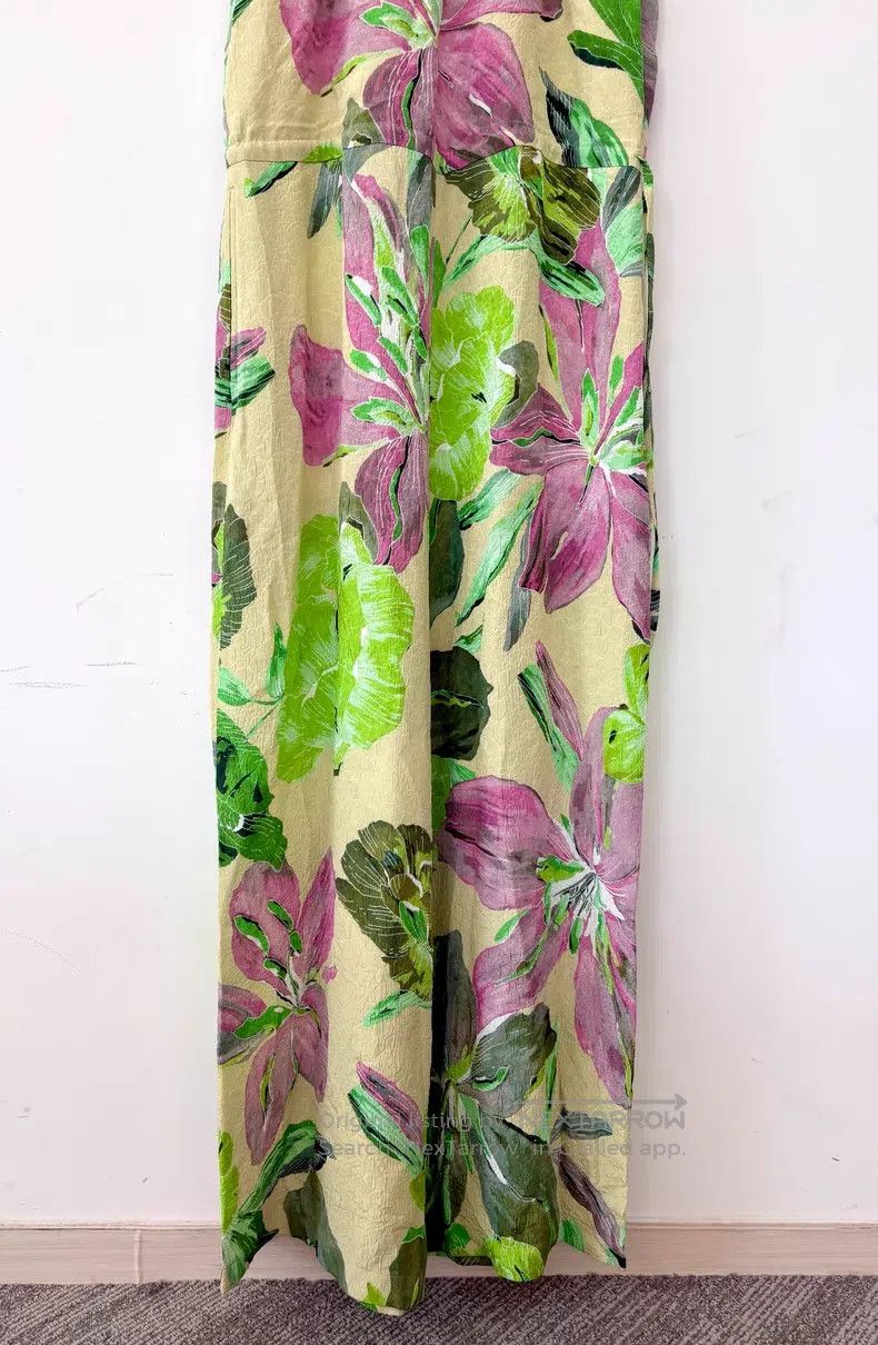 Dries Van Noten Dries Van Noten SIZE:36 Printed Wide-leg Jumpsuit Size S / US 4 / IT 40 - 4 Thumbnail