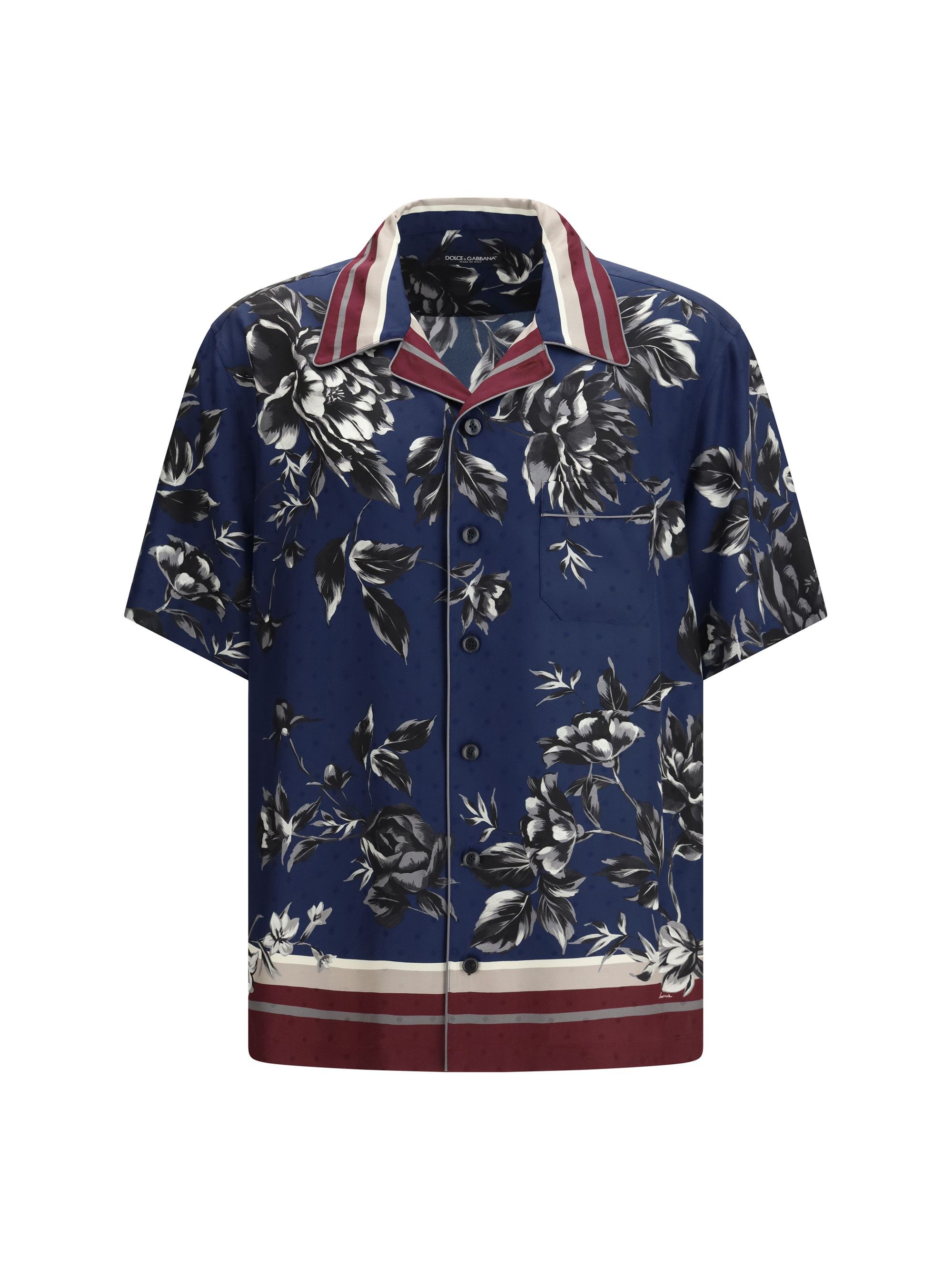 Dolce & Gabbana Silk Short-Sleeve Shirt Size US XXL / EU 58 / 5 - 1 Thumbnail