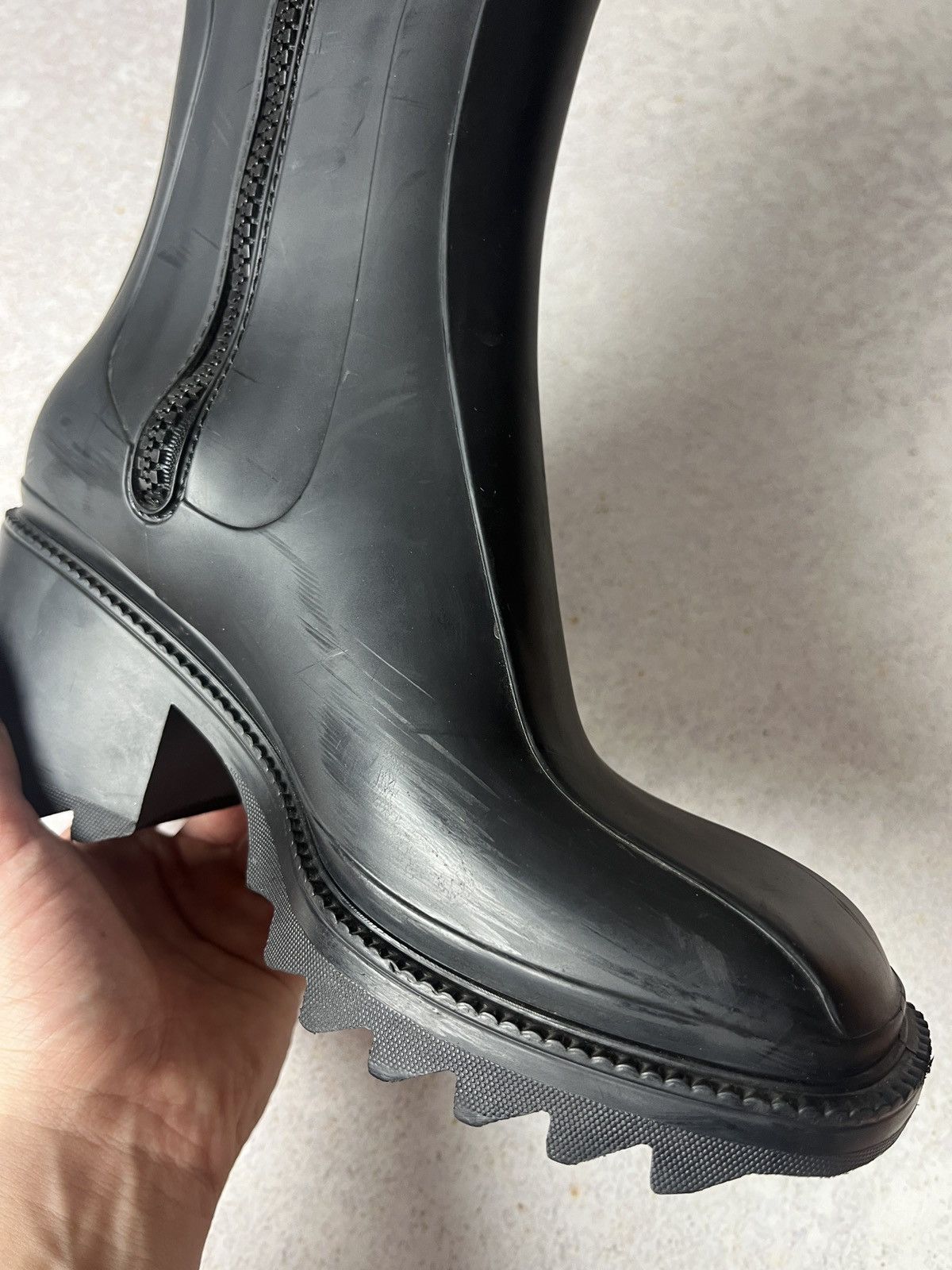 Chloe DDP CHLOE Betty Rain Boots Black Womens Luxury Size US 8 / IT 38 - 11 Thumbnail