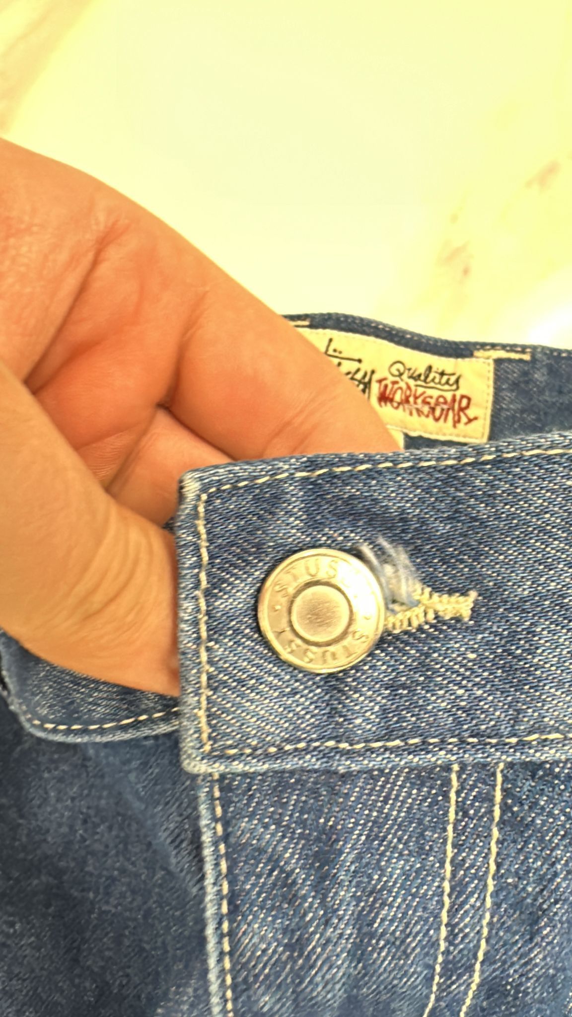 Stussy × Vintage Stüssy Double Knee Work Pant Blue Size 32 Size US 32 / EU 48 - 7 Thumbnail
