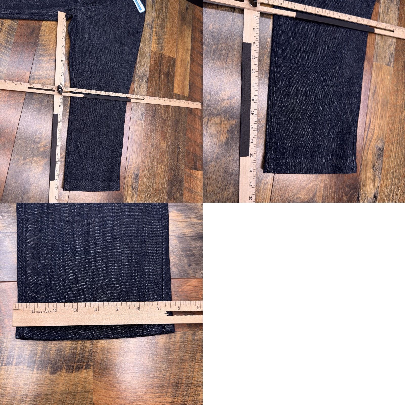 Old Navy Old Navy Diva Crop Pants Womens 14 Regular Low Rise Stretch Denim Blue Cotton Blend Straight Leg New with tags Size 36" / US 14 / IT 50 - 9 Thumbnail