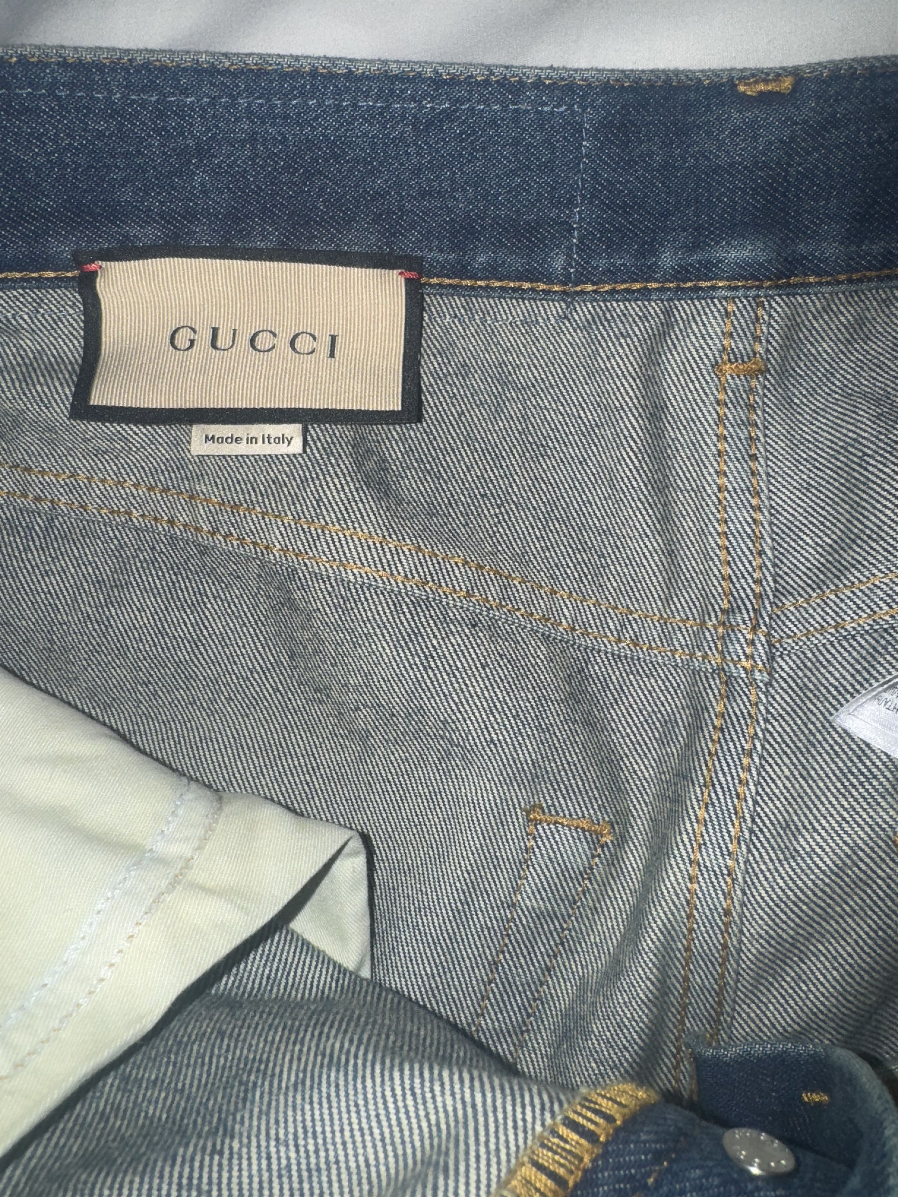 Gucci Gucci interlocking G frayed edge jeans Size US 32 / EU 48 - 4 Thumbnail