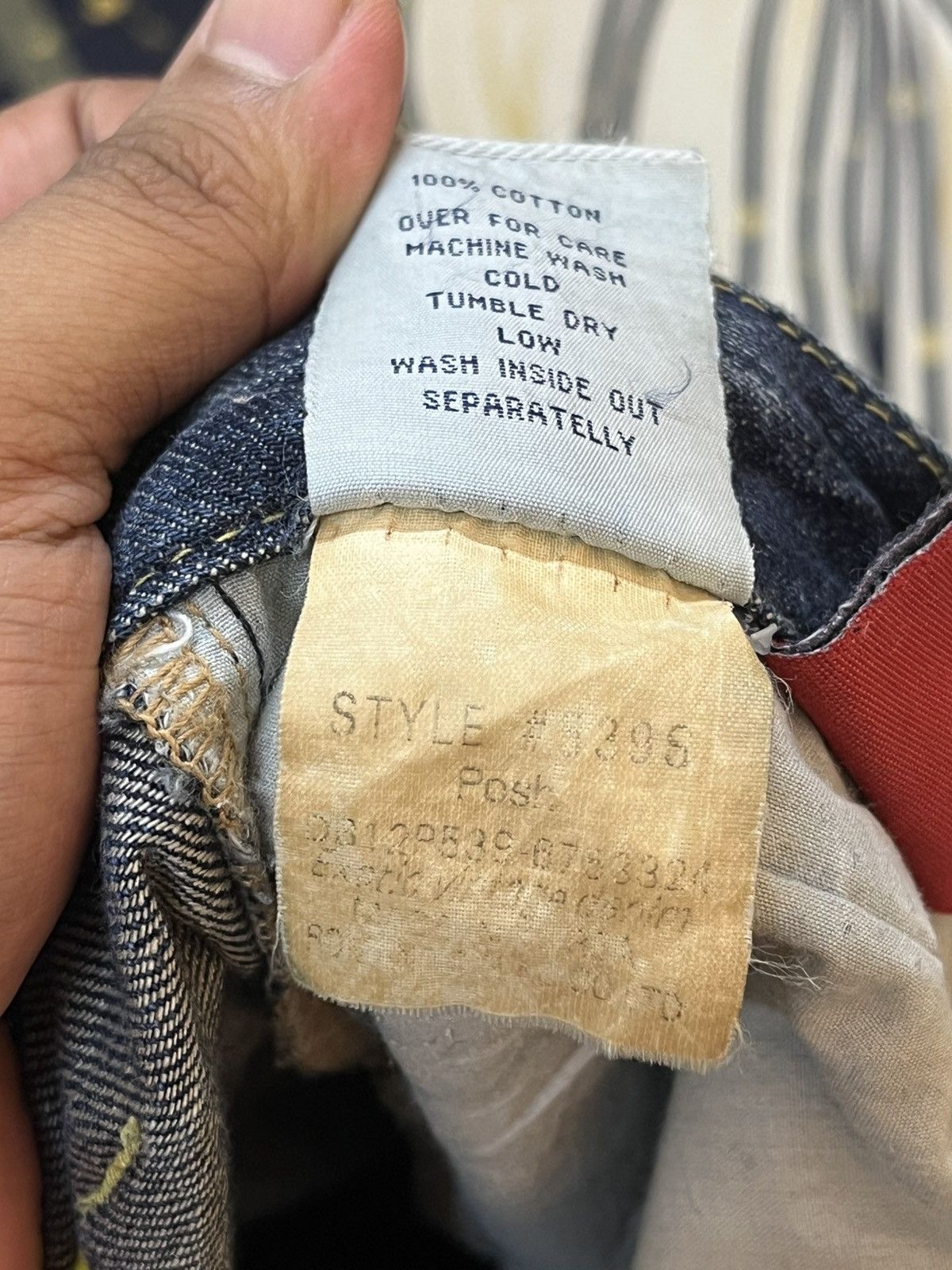 If Six Was Nine × Seditionaries Vintage Drive Jeans Flare Bootcut Embroidery Denim Size US 30 / EU 46 - 15 Thumbnail