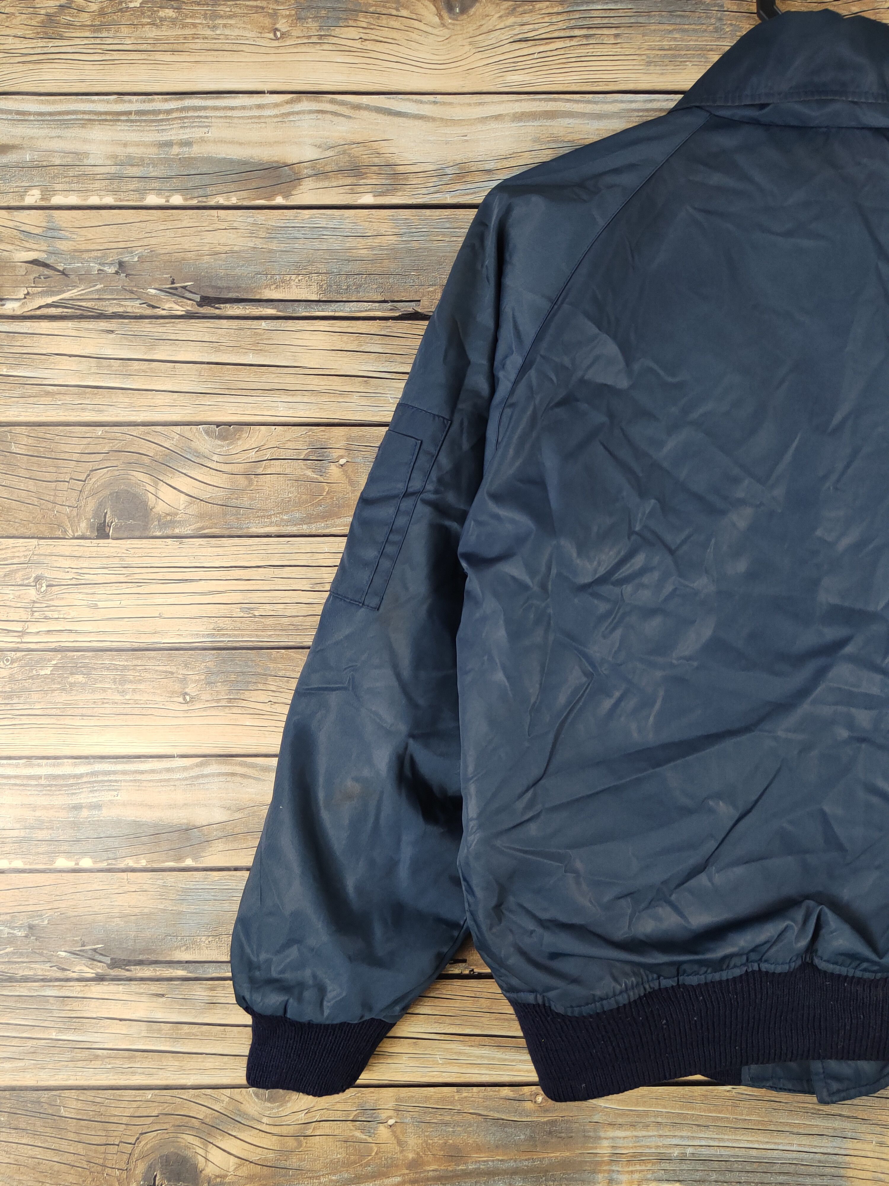 Japanese Brand DL 1990s Vintage OHC MA‑1 Bomber flight Jacket #1385 Size US M / EU 48-50 / 2 - 10 Thumbnail