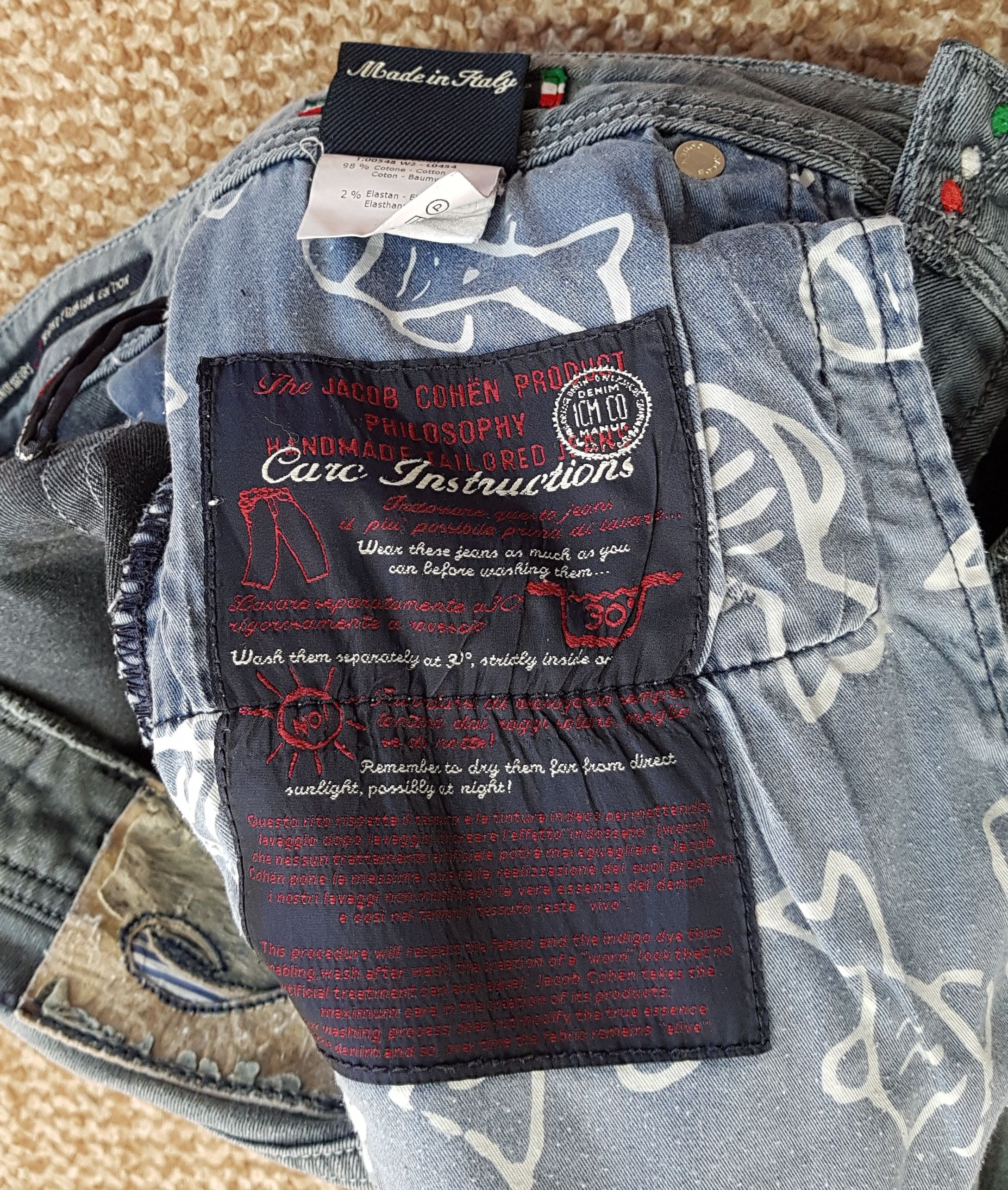 Jacob Cohen Jacob Cohen J688 Comf Denim Jeans made in Italy sz W32 Size US 32 / EU 48 - 18 Thumbnail