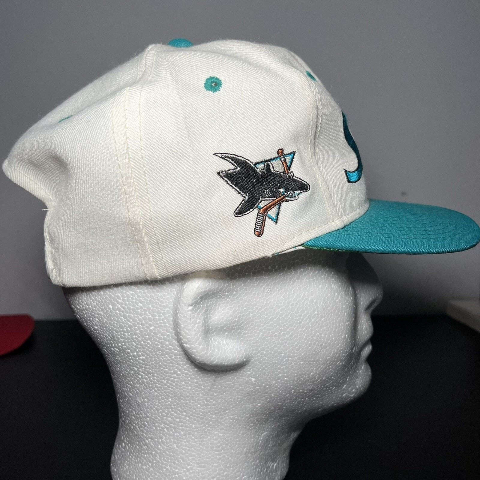 Sports Specialties Vintage NHL San Jose Sharks Sports Specialties Snapback Hat Size ONE SIZE - 5 Thumbnail