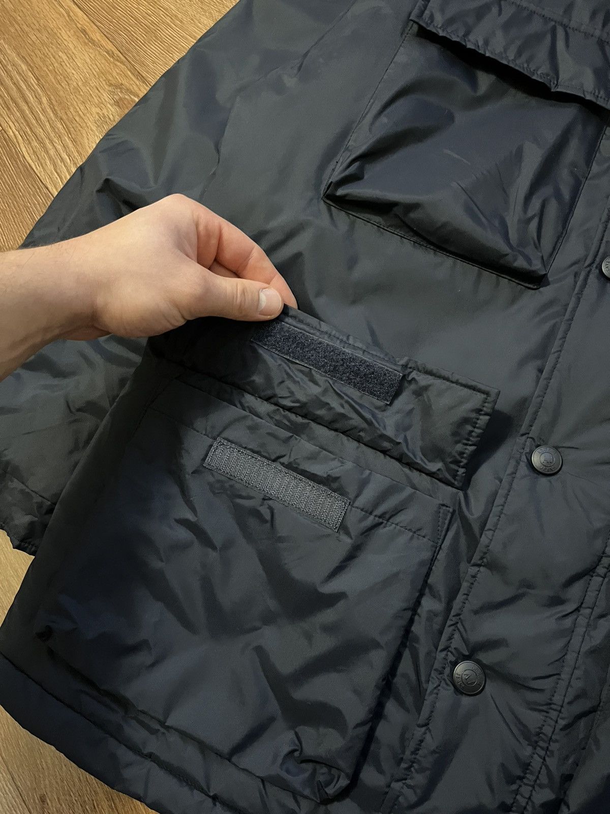 Armani Armani Jeans Multipocket Nylon Insulated Jacket Size US L / EU 52-54 / 3 - 3 Thumbnail