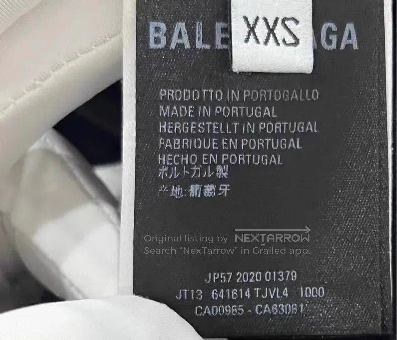 Balenciaga Balenciaga Black Defile Letter Logo Short Sleeve Size US XXS / EU 40 - 4 Thumbnail