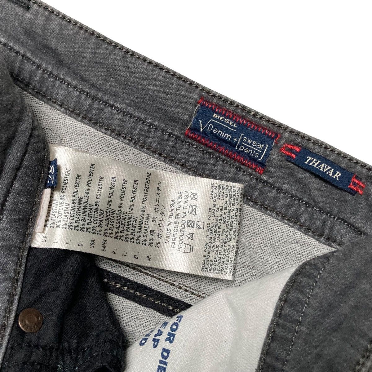 Diesel × Japanese Brand Vintage y2k Diesel Jeans Denim Distressed Faded Washed Size US 28 / EU 44 - 6 Thumbnail