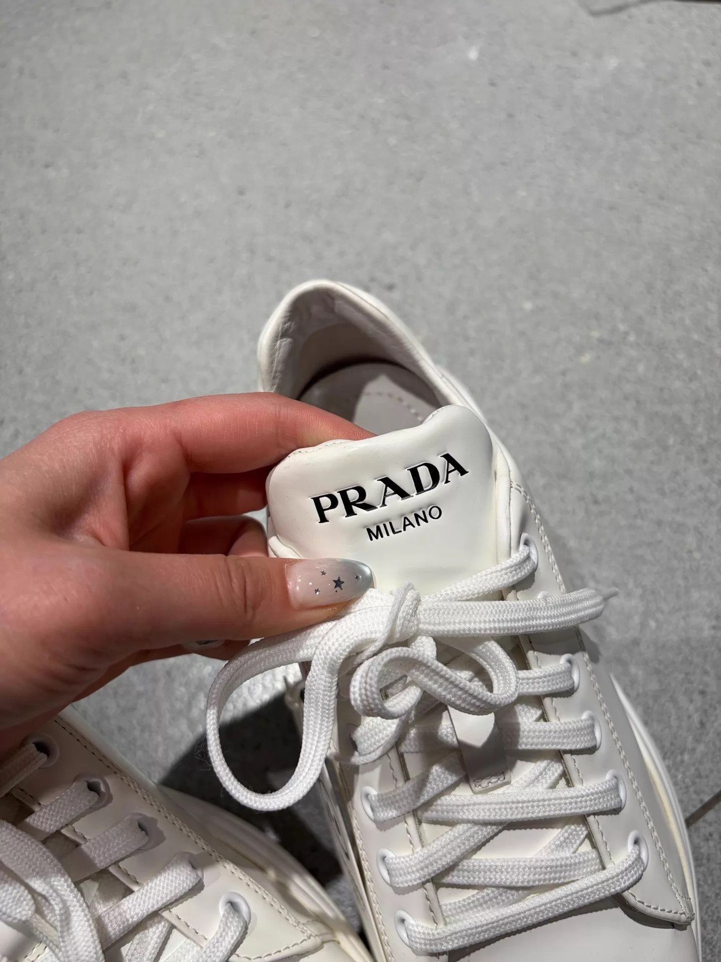 Prada Prada new white leather platform sneakers 99 37 Size US 6.5 / IT 36.5 - 2 Thumbnail
