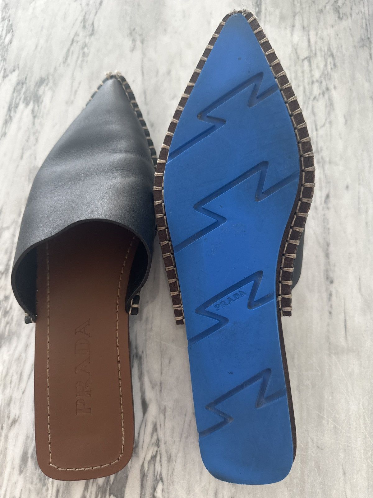 Prada Prada Archive Handmade Mules in size 40 Size US 8 / EU 41 - 8 Thumbnail