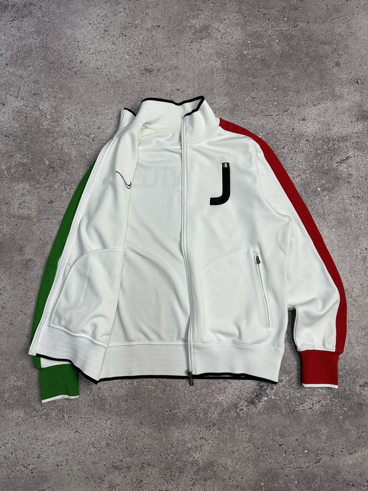 Nike × Vintage Vintage Nike Juventus Blokecore Logo Track Jacket Y2K Drill Size US M / EU 48-50 / 2 - 7 Thumbnail