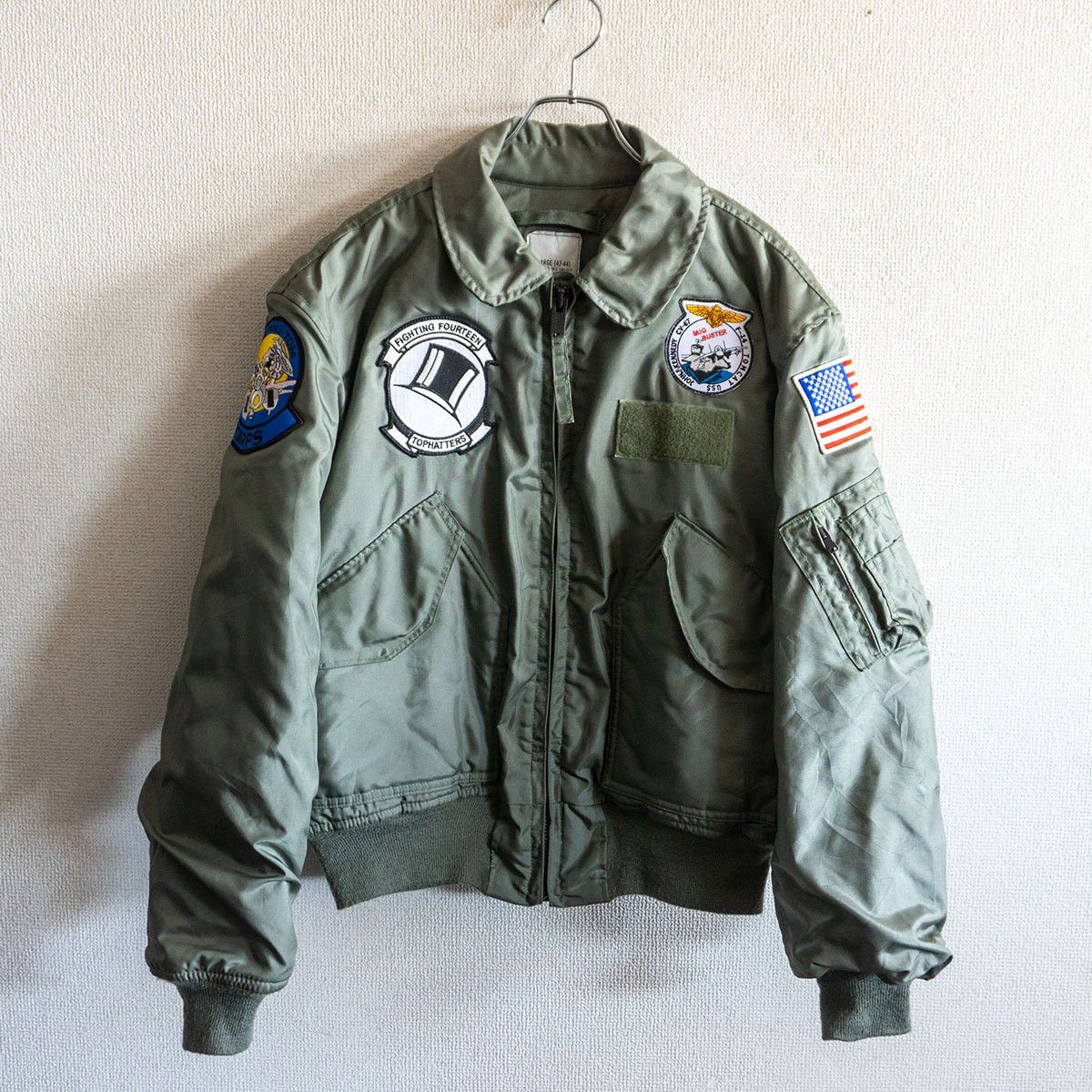 Vintage US ARMY USAF 90s CWU-45/P Flight Jacket Size L Size US L / EU 52-54 / 3 - 1 Thumbnail