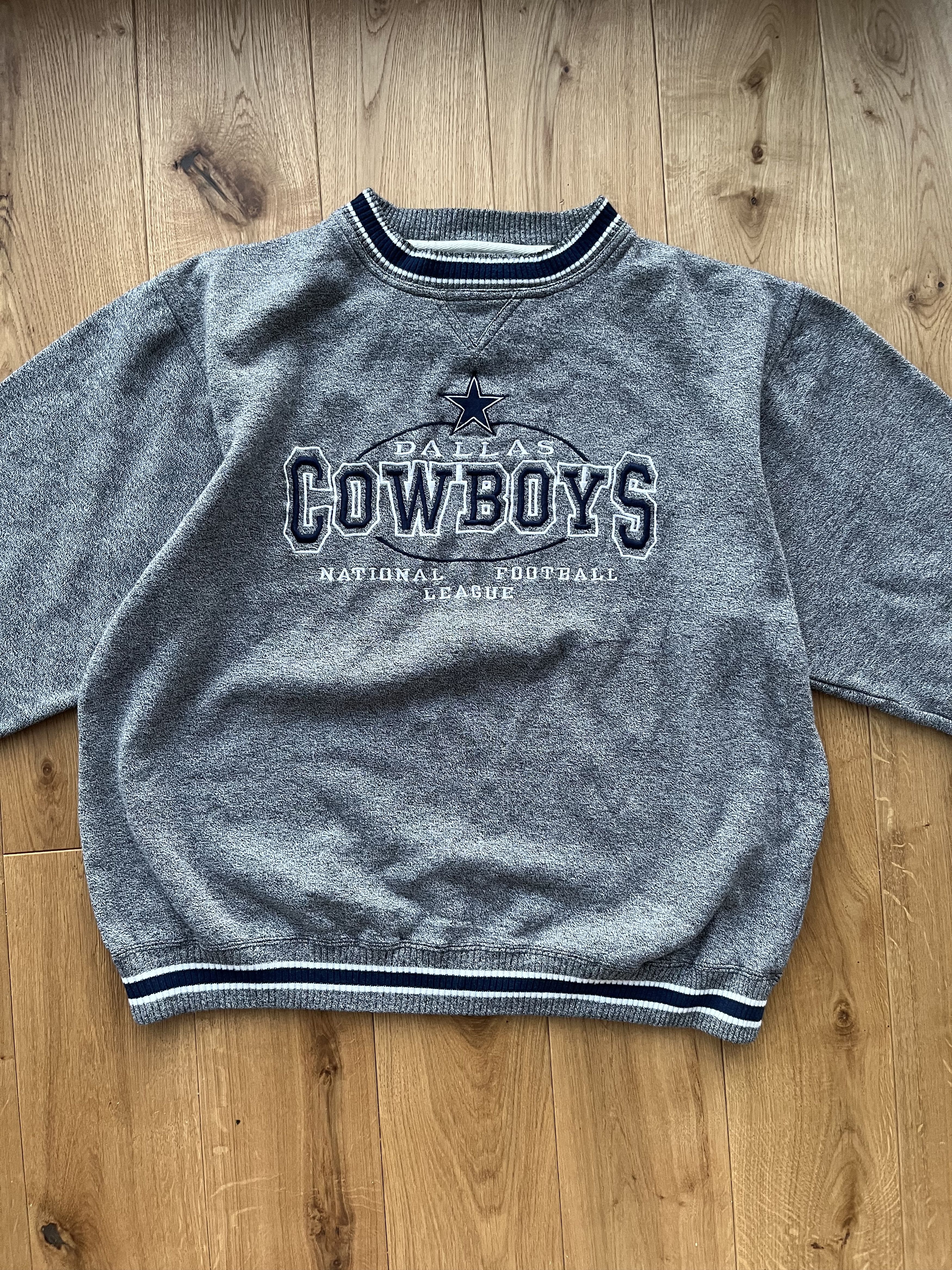 Logo Athletic 90s Vintage DALLAS Cowboys Mens M Sweatshirt Jumper Size US M / EU 48-50 / 2 - 2 Thumbnail
