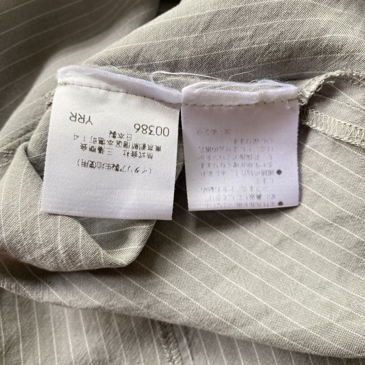 Yves Saint Laurent YVES SAINT LAURENT Light Gray Striped Pocket Shirt Size XS / US 0-2 / IT 36-38 - 18 Thumbnail