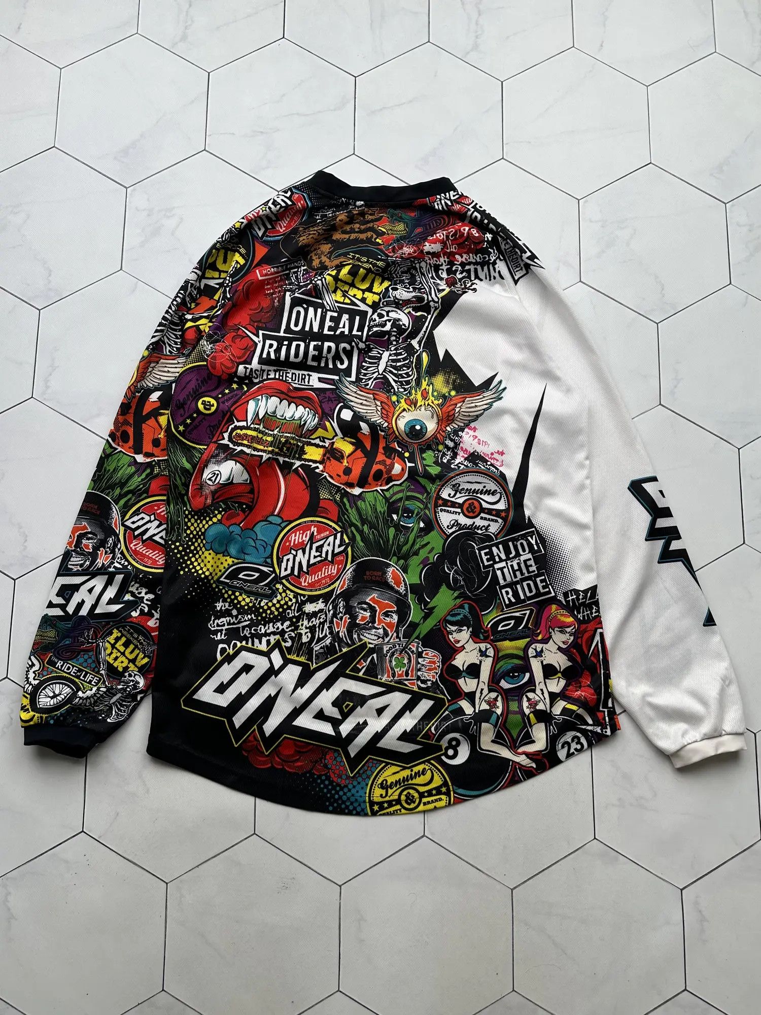 O'Neill O'Neal Motocross Mayhem Jersey Element Punk Rock (B393) Size US M / EU 48-50 / 2 - 12 Thumbnail