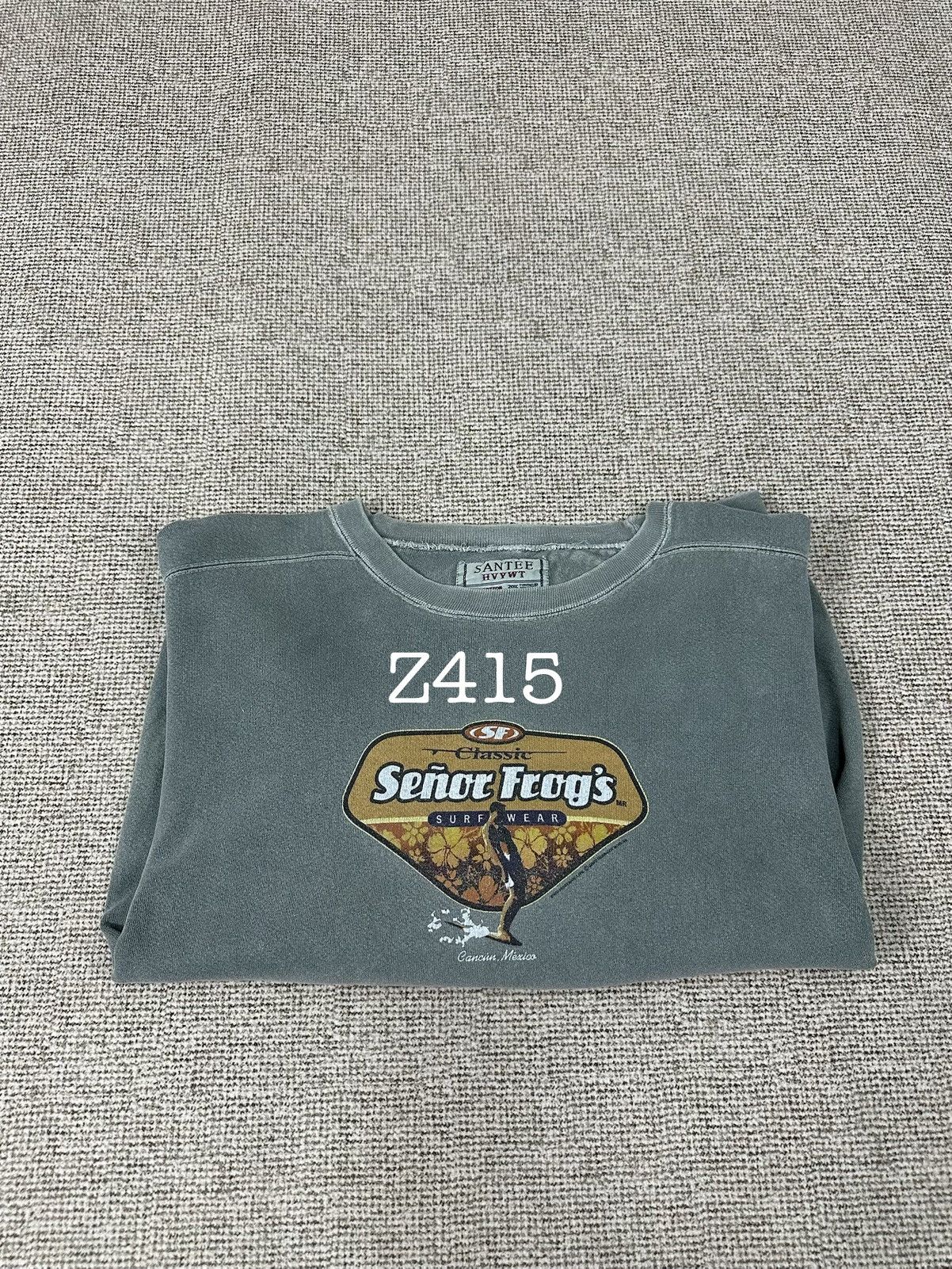 Vintage Vintage 90s Senor Frog Surfwear Usa Crewneck Z415 Size US L / EU 52-54 / 3 - 10 Thumbnail