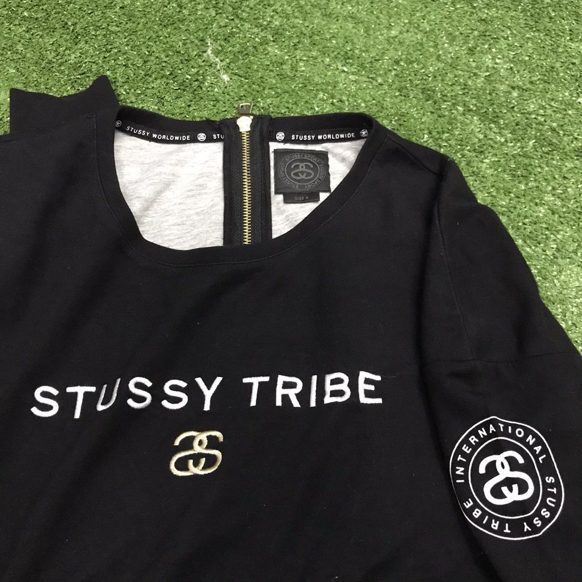 Japanese Brand 💥Flash Sale 💥💥Stussy💥 Crop Tops Stussy Tribe 💥 Size S / US 4 / IT 40 - 7 Thumbnail