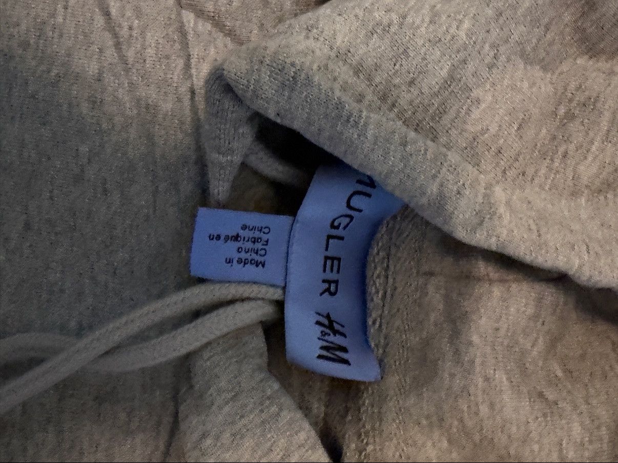 Mugler X H&M Grey Hoodie in Gray, Men's (Size Xl) — image 3 of 4