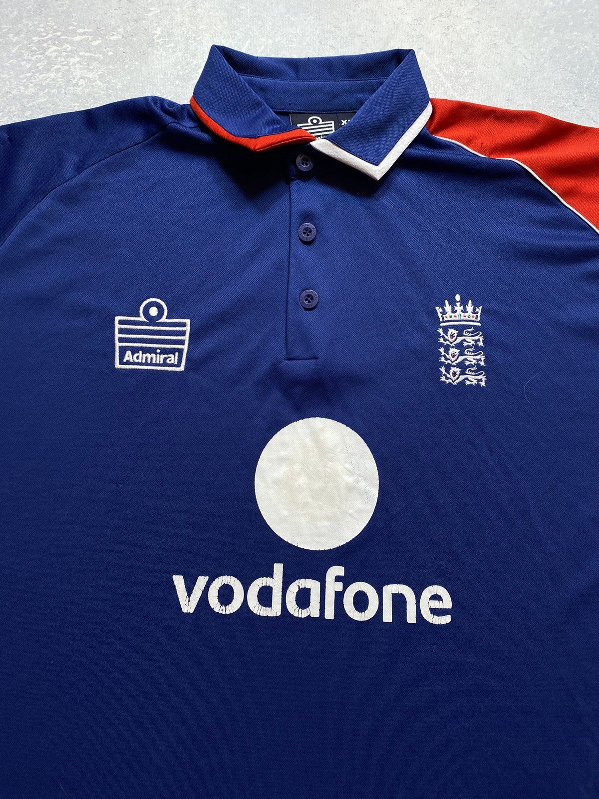 Other Admirals England Vodafone Cricket Jersey Size XL Size US XL / EU 56 / 4 - 3 Thumbnail