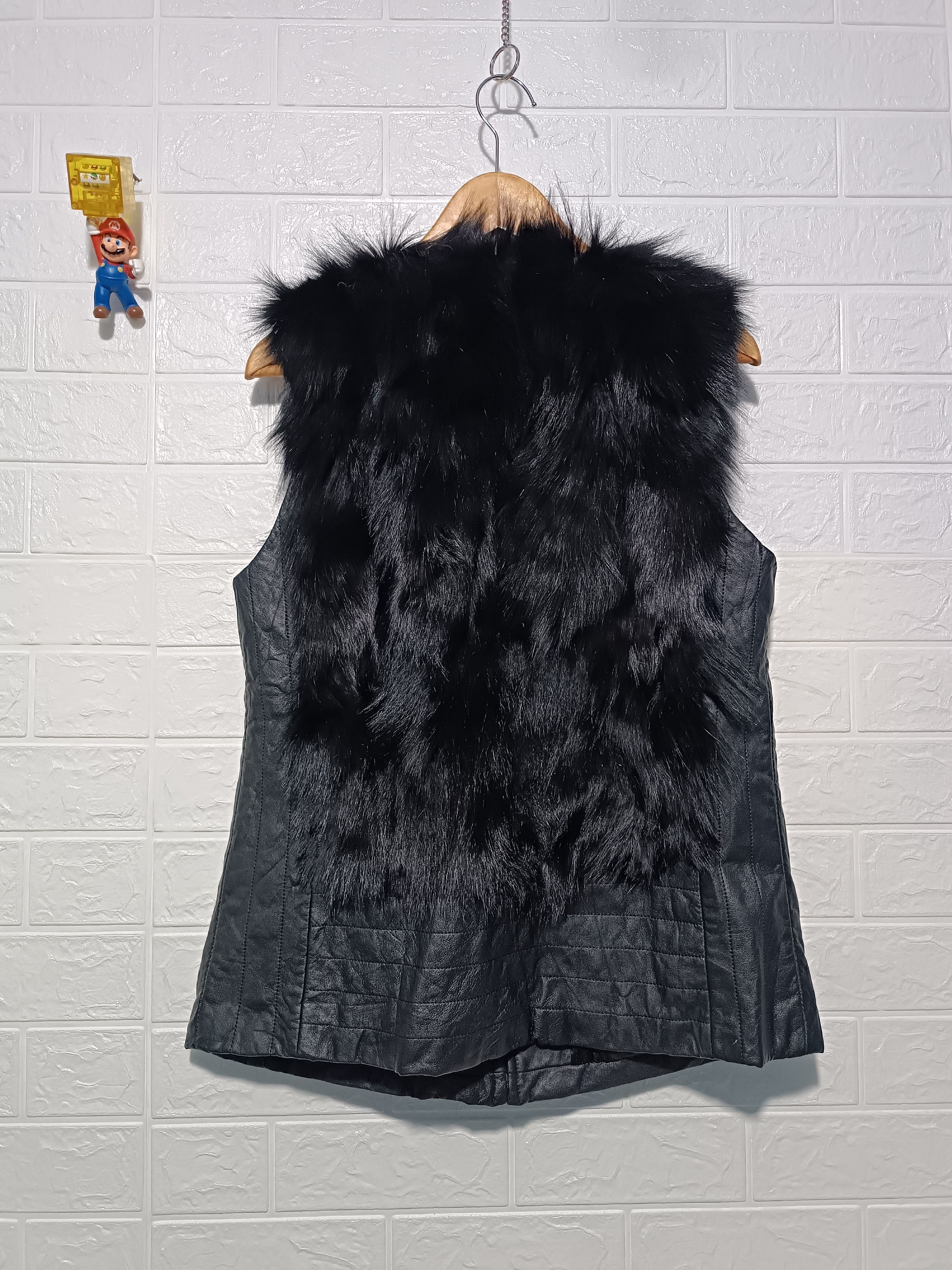 Beauty Beast Japanese Fur Fox Mink Leather Vest Size US M / EU 48-50 / 2 - 5 Thumbnail