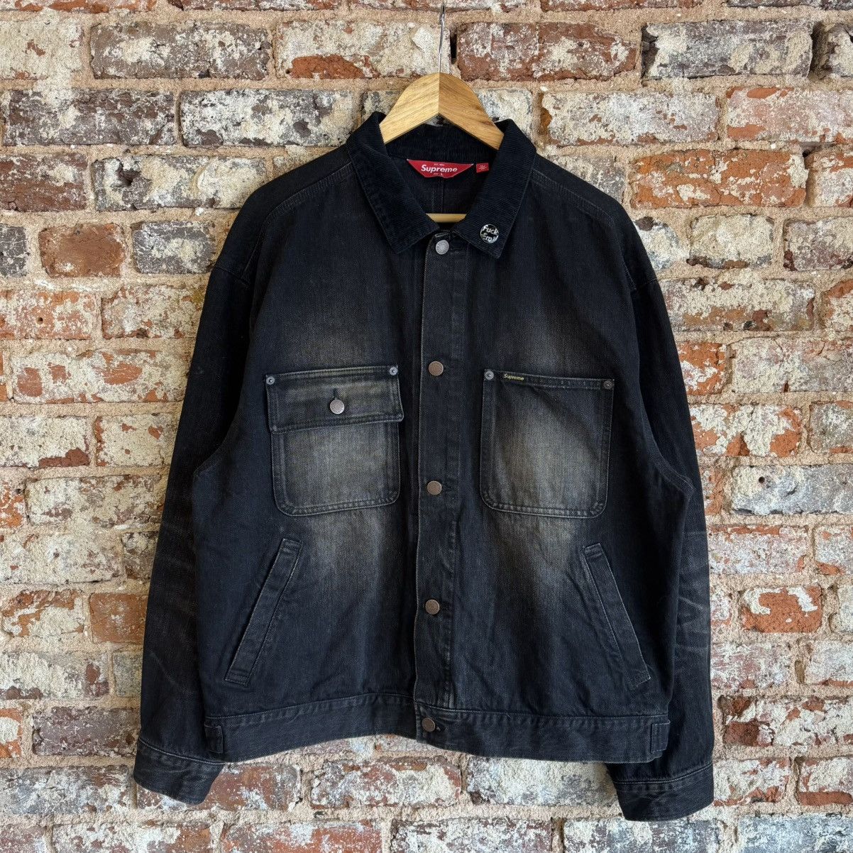 Supreme Supreme LAYERED DENIM TRUCKER JACKET | Grailed
