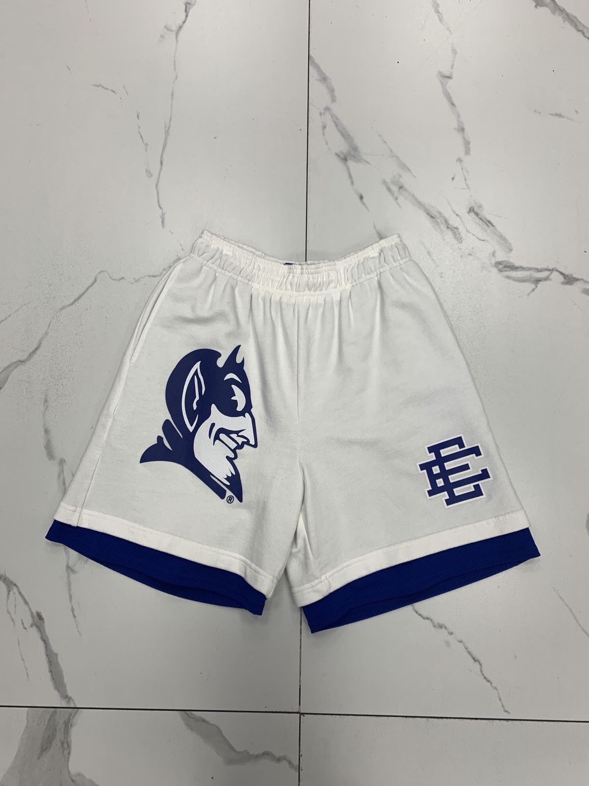 Eric Emanuel Eric Emanuel EE Double Layer Duke Short "White/Blue" Size US 32 / EU 48 - 1 Thumbnail