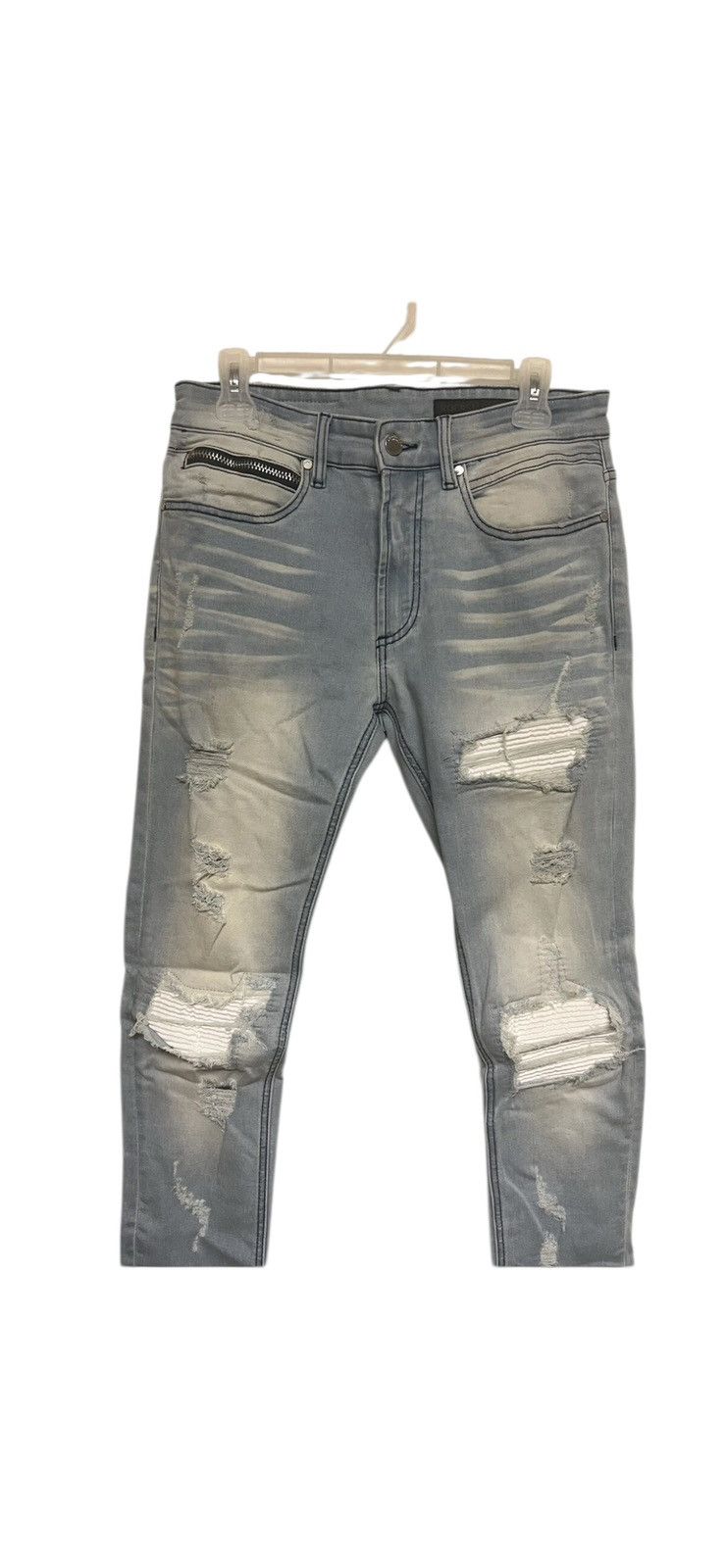 Other Rockstar Patchwork Jeans Ripped Bleached Jeans Pants Sz 30 Size US 30 / EU 46 - 3 Thumbnail