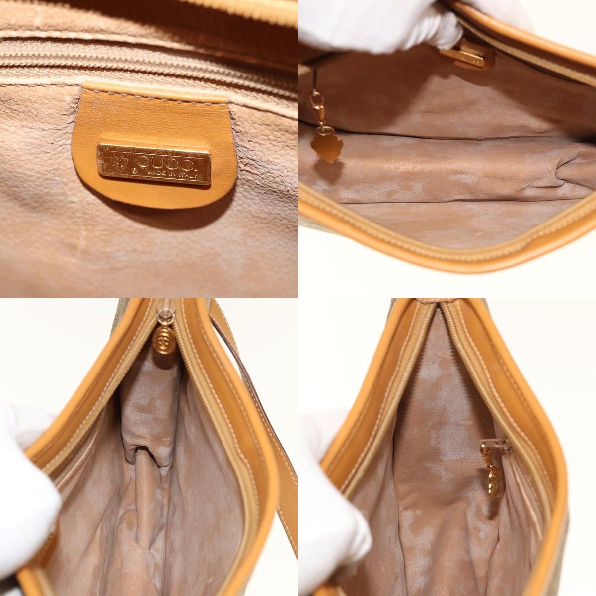 Gucci GUCCI Shoulder Bag Canvas Beige 001 23 001 23 Size ONE SIZE - 12 Thumbnail