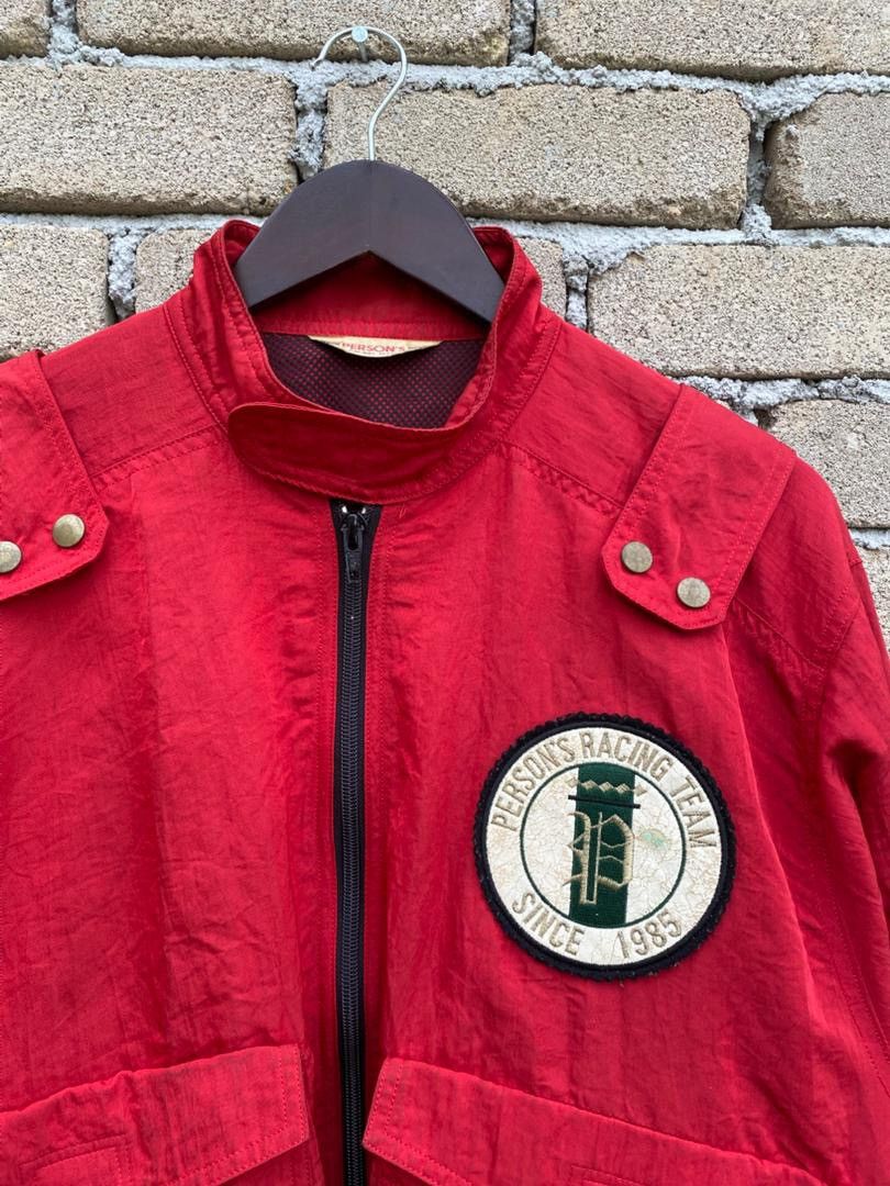 PERSON'S Vintage Persons Racing Team Bikers Jacket Size US L / EU 52-54 / 3 - 5 Thumbnail