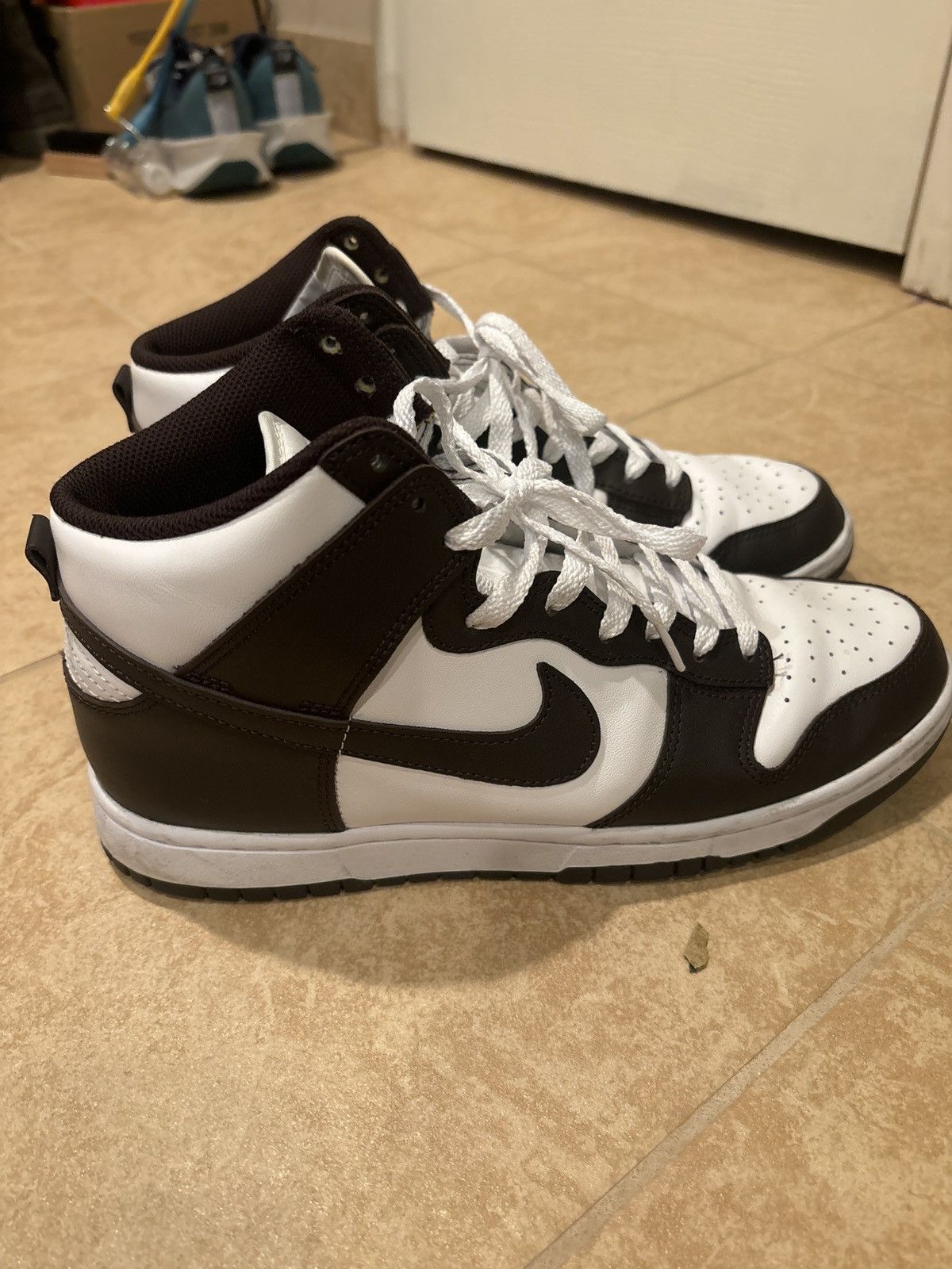 Nike Nike dunk high brown white Size US 10 / EU 43 - 3 Thumbnail