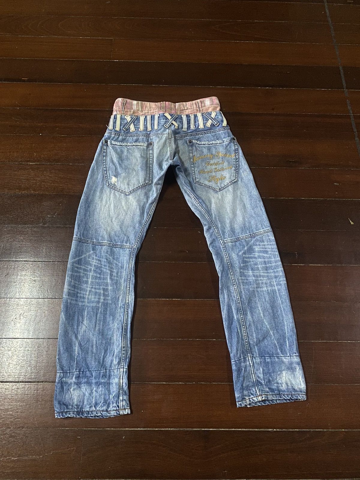 PPFM FIRE 🔥 MEMORY SPECIAL Double Waist Seditionaries Jeans Size US 33 - 10 Thumbnail