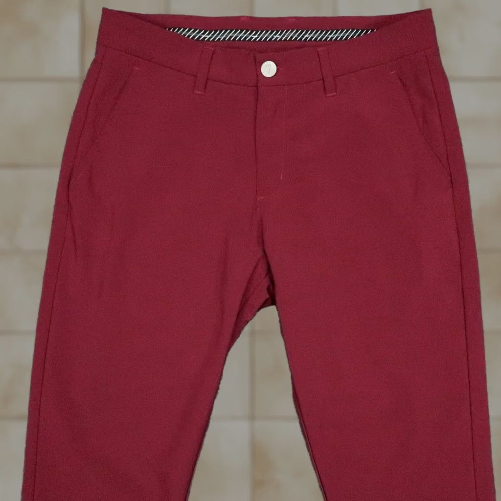 Vintage Primo Golf Pants Mens 30 Regular Red Stretch Lightweight 30x30 Tapered Front Slash Pocket Chino Pants Mens Regular XS? Size US 30 / EU 46 - 1 Thumbnail