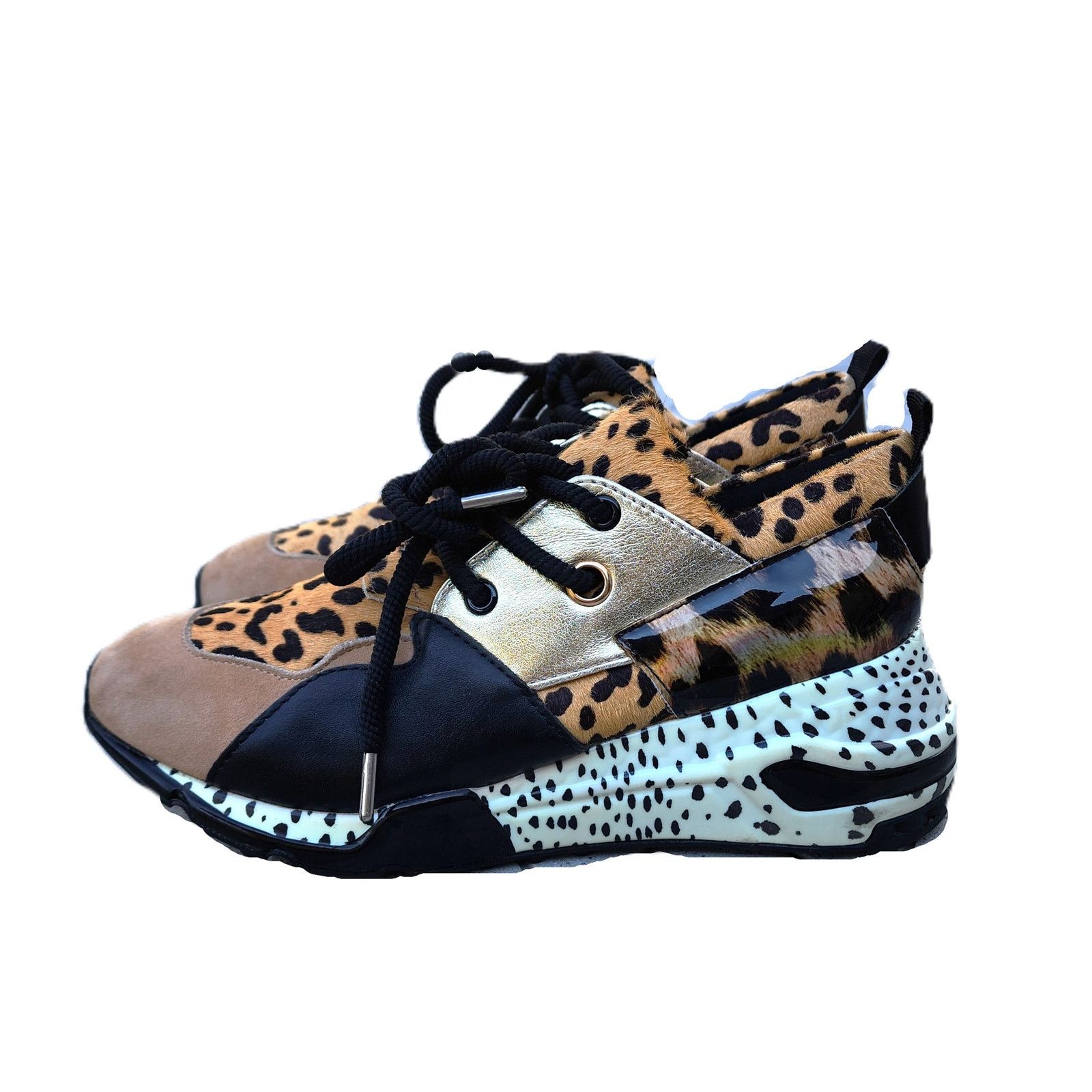 Steve Madden Steve Madden Cliff Cheetah Print Wedge Fashion Sneakers 8 Size US 8 / IT 38 - 9 Thumbnail