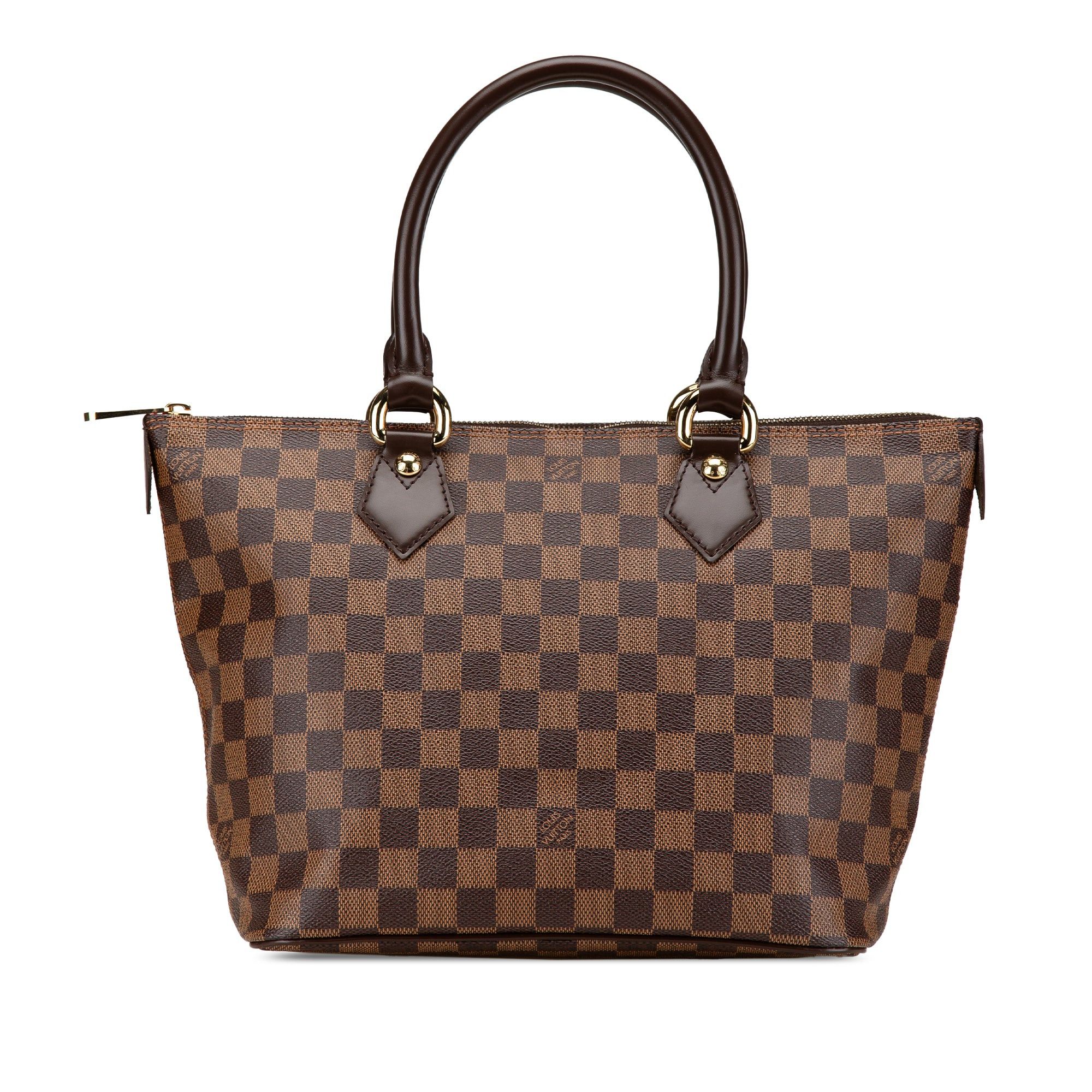 Louis Vuitton Louis Vuitton Damier Ebene Saleya PM Brown Size ONE SIZE - 1 Thumbnail