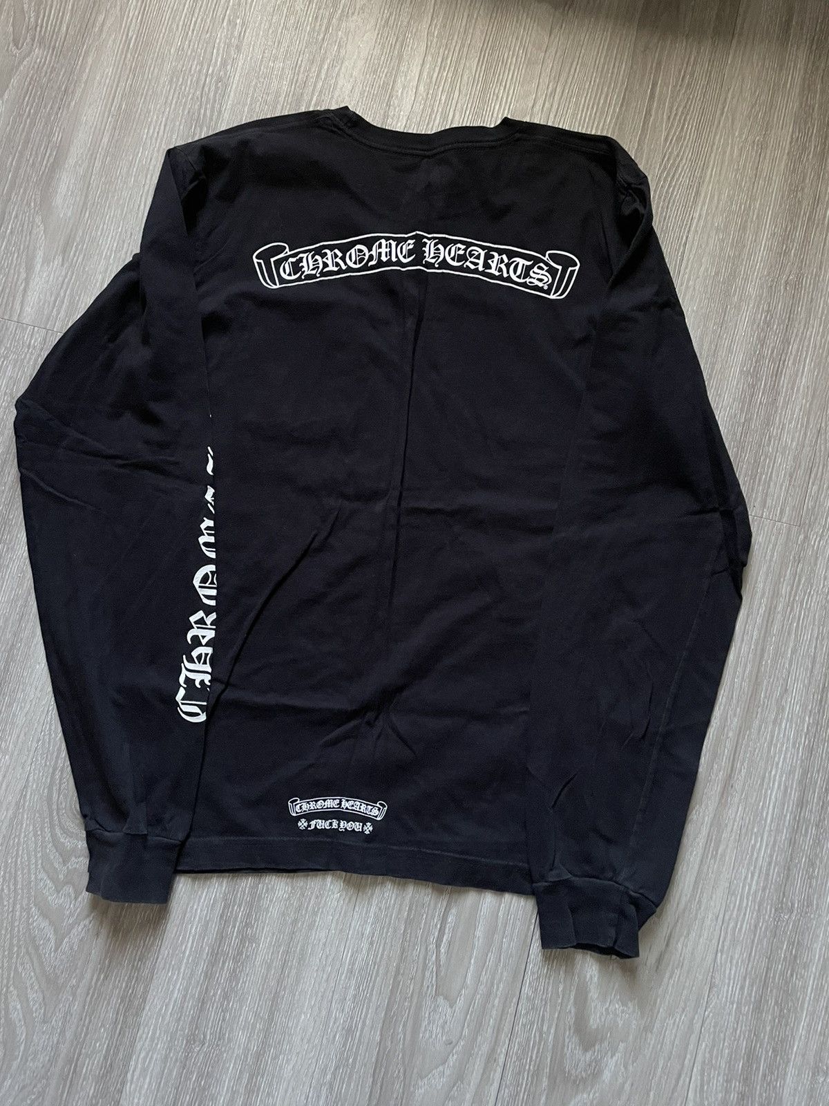 Chrome Hearts Chrome Hearts scroll long sleeve | Grailed