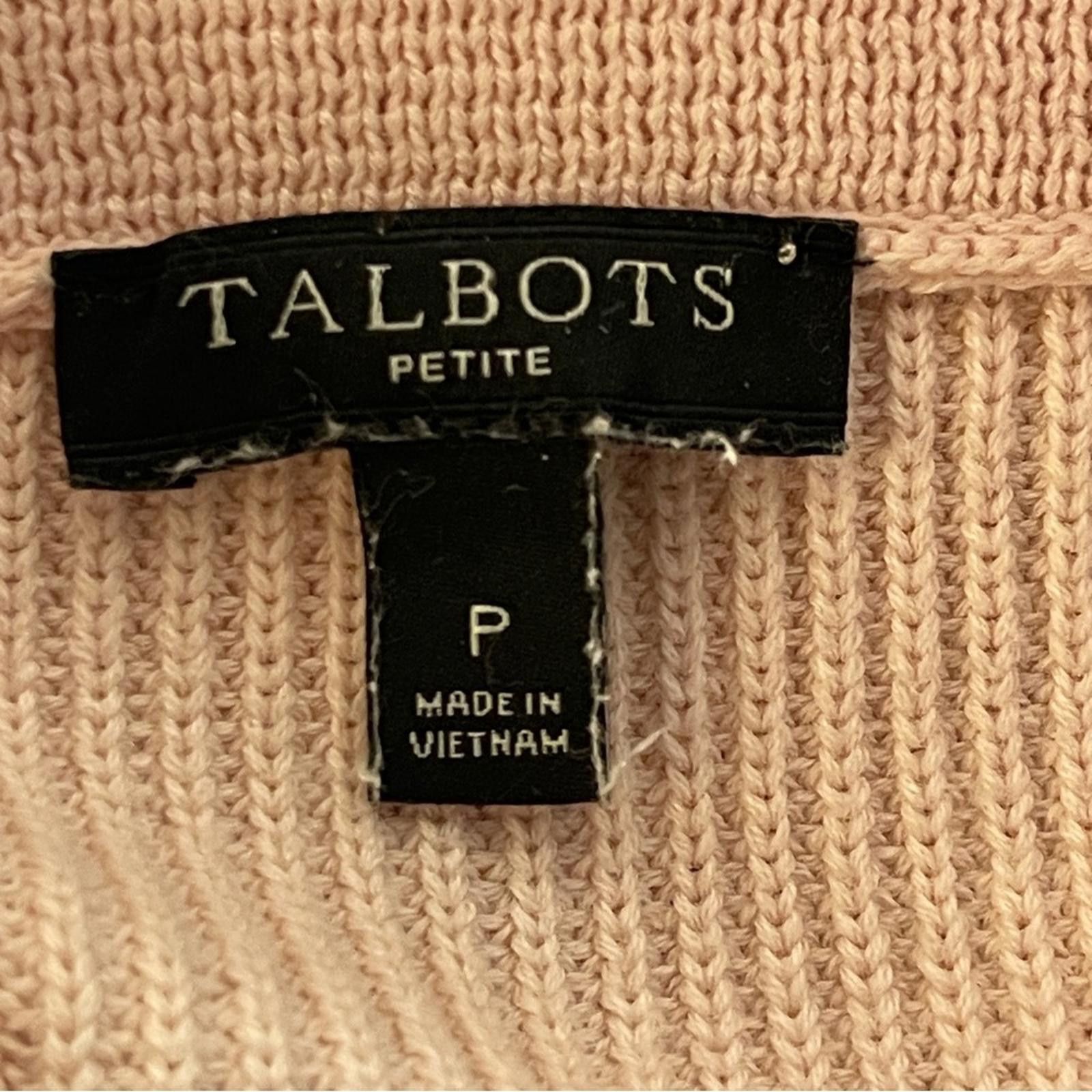 Other Talbots Women's Cowl Neck Sweater - Light Pink Size XS / US 0-2 / IT 36-38 - 4 Thumbnail