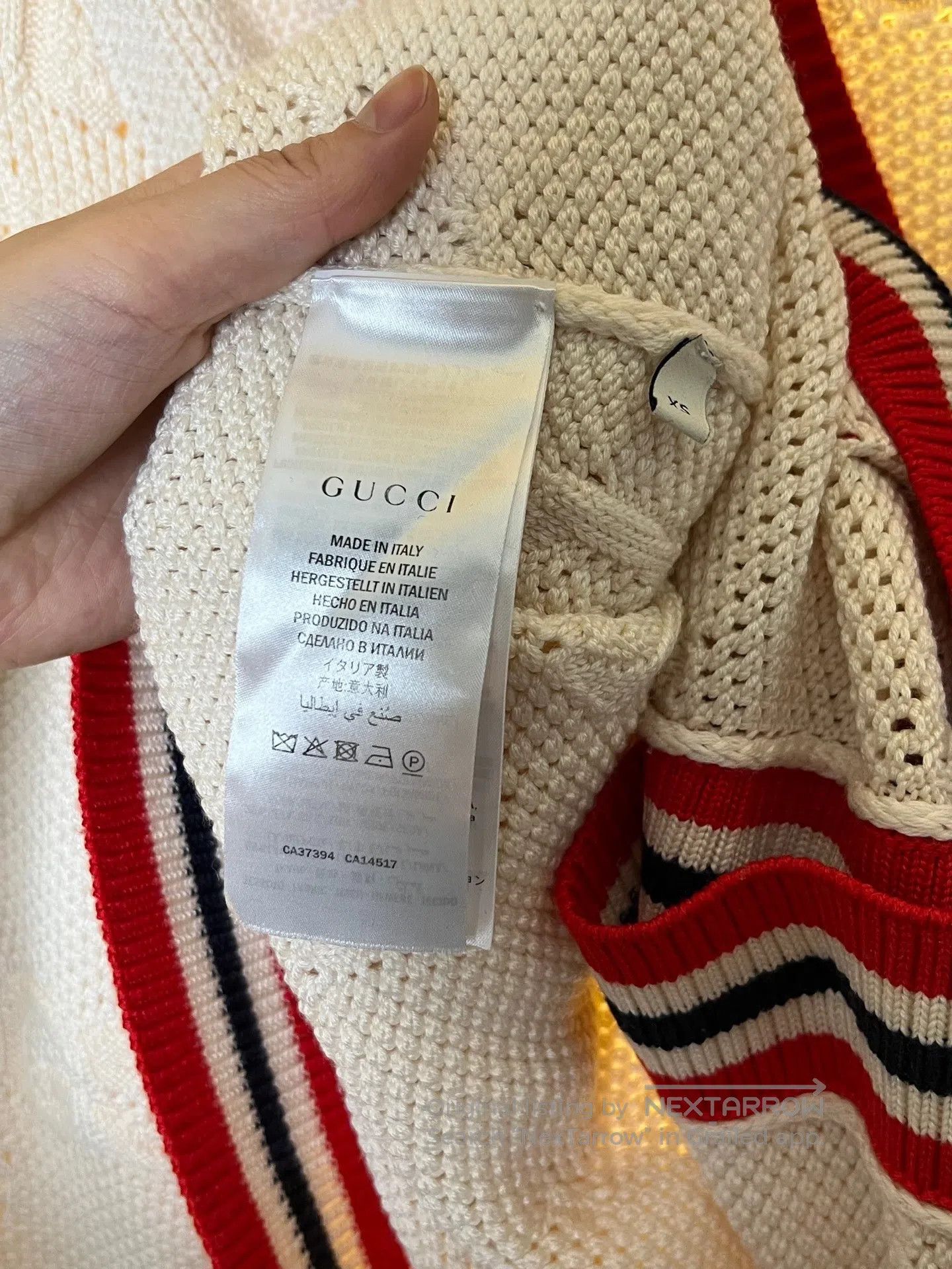Gucci Guicci Knit Printed Cardigan| Size US XS / EU 42 / 0 - 4 Thumbnail