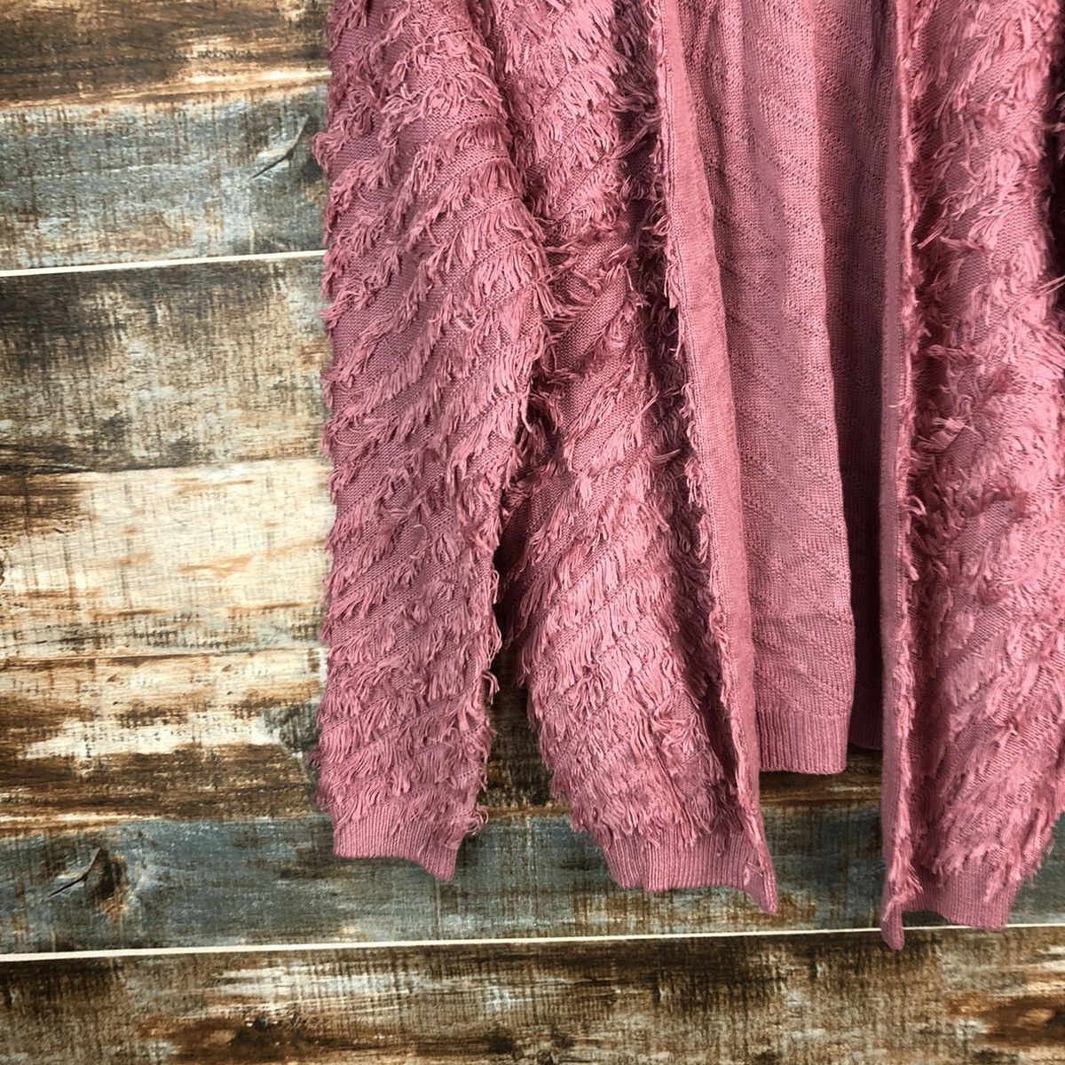 Japanese Brand DL Ingni Pink Cardigan Knitwear #A1705 Size M / US 6-8 / IT 42-44 - 7 Thumbnail
