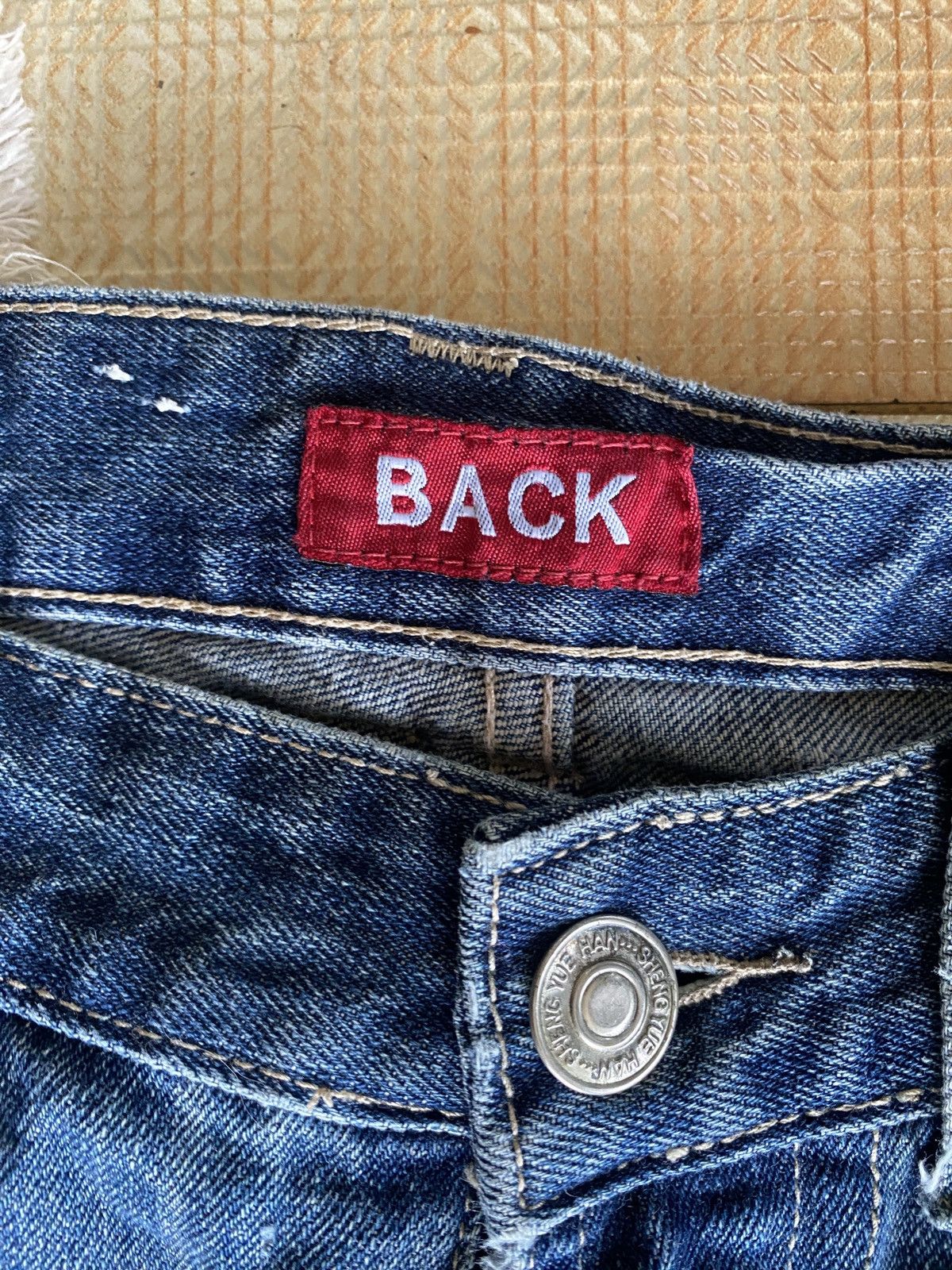 If Six Was Nine × PPFM × Vintage Vintage back straight cut denim Size US 33 - 10 Thumbnail