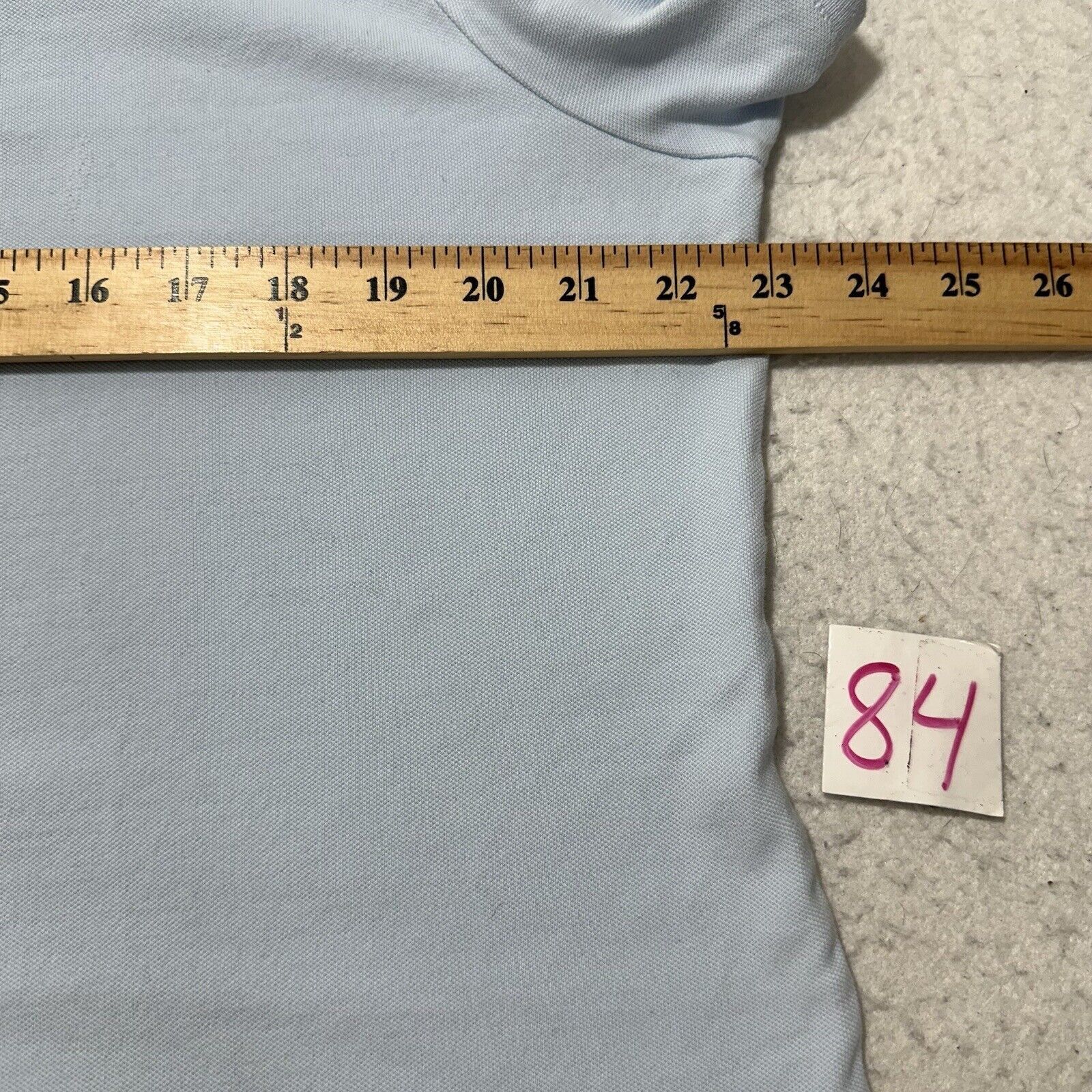 Lands' End Lands' End XL Light Blue Plaid Collared Polo Shirt Dress Size XL / US 12-14 / IT 48-50 - 7 Thumbnail