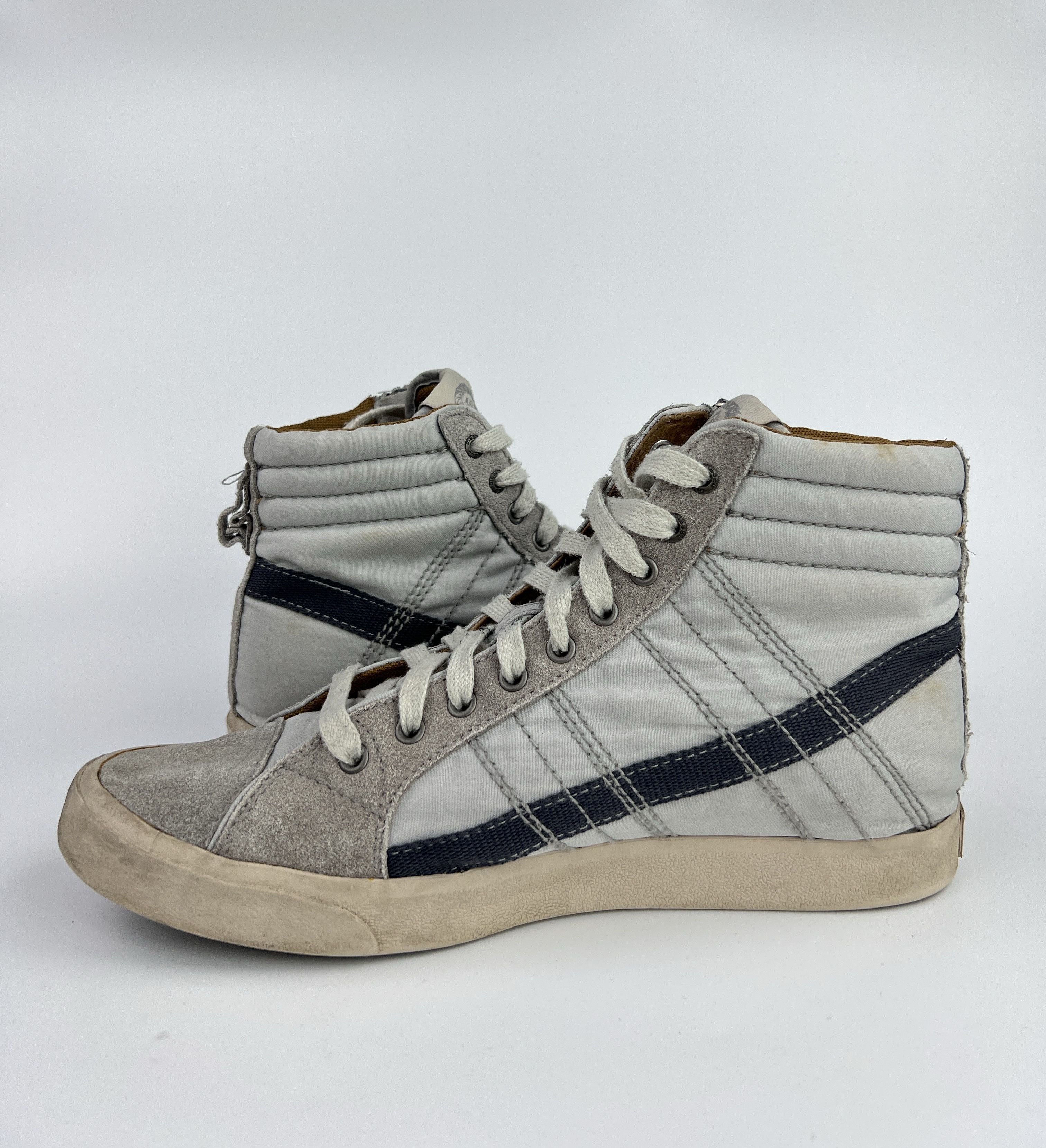 Diesel Y2K Diesel Mid Nylon Avant Garde Sneakers Shoes D-String Size US 9 / EU 42 - 6 Thumbnail