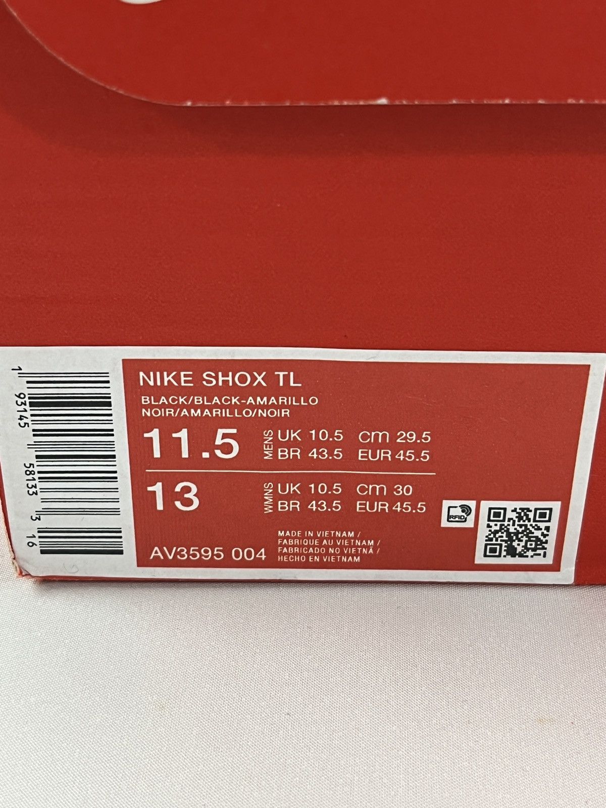 Nike Nike Shox TL Sunrise AV3595-004 Size US 11.5 / EU 44-45 - 17 Thumbnail