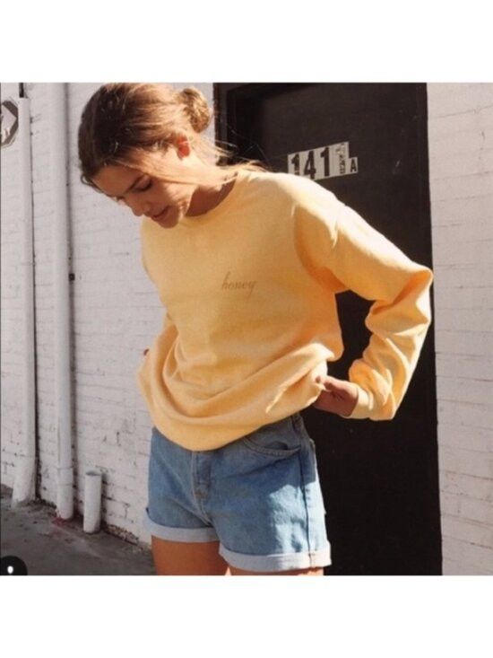 Brandy Melville Brandy Melville Erica Honey Sweatshirt - Small Size S / US 4 / IT 40 - 7 Thumbnail